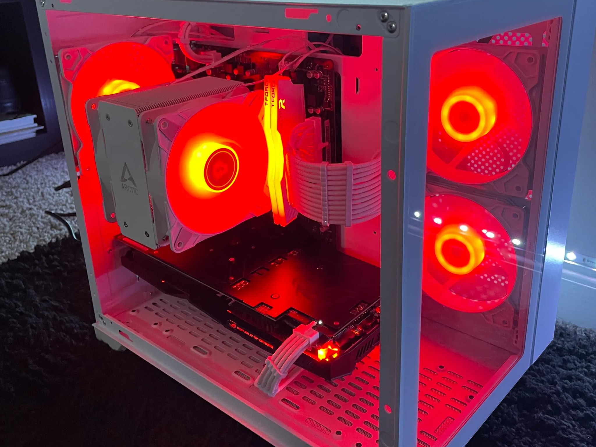 🧊Ice🐦‍🔥 |1080p Gaming Pc | Asus Rog Strix GTX 1060 6gb | Ryzen 5 2600 | 16gb DDR4 3600mhz|