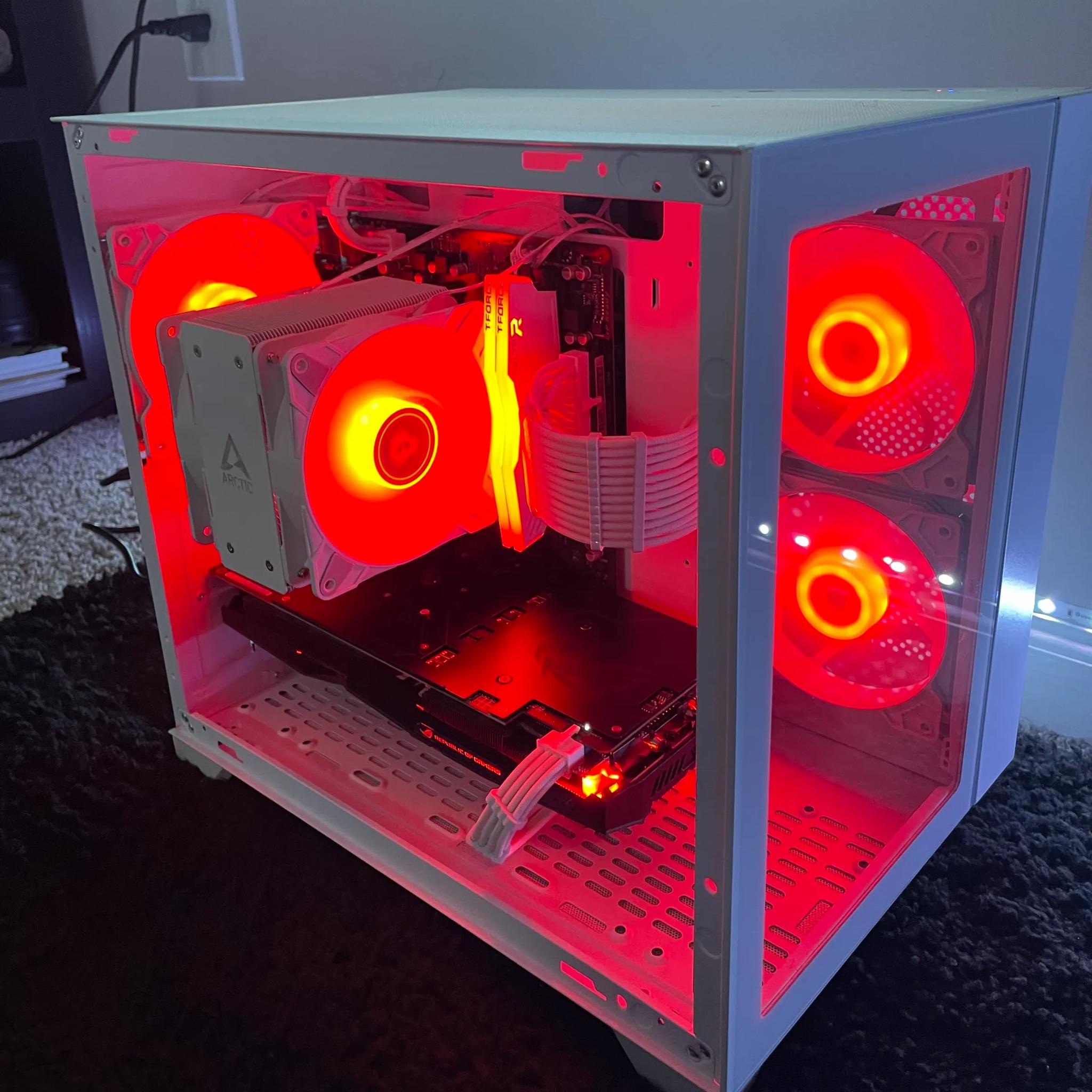🧊Ice🐦‍🔥 |1080p Gaming Pc | Asus Rog Strix GTX 1060 6gb | Ryzen 5 2600 | 16gb DDR4 3600mhz|