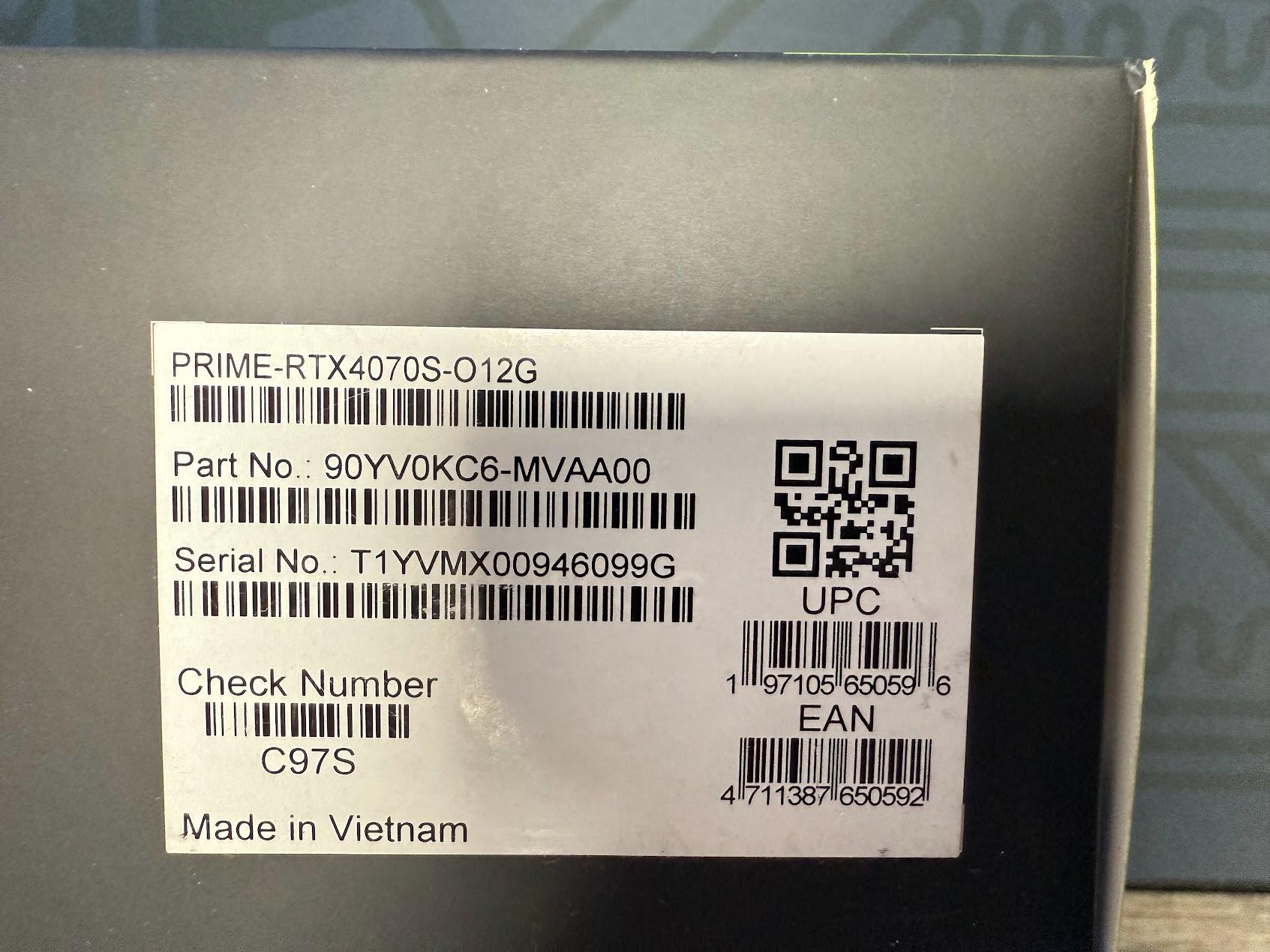 *BRAND NEW* nVidia GeForce RTX 4070 Super