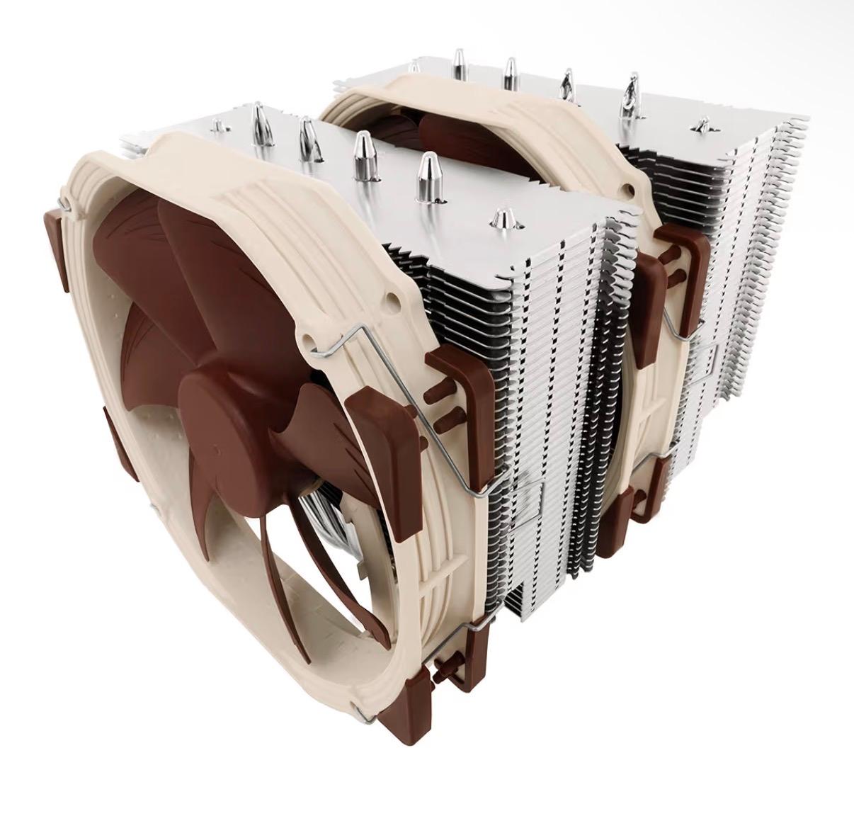 Noctua NH-D15, Premium CPU Cooler with 2X NF-A15 PWM 140mm Fans (Brown)