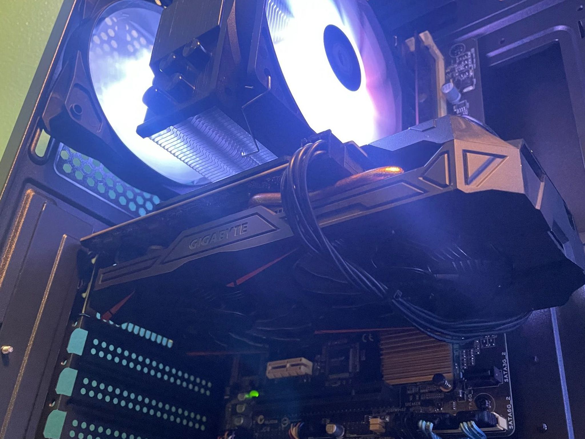 🔥130FPS GTA🔥Black Gaming PC | Intel i7 / AMD RX580 / 8GB / 1.1TB Win 11 Pro + Wi-Fi