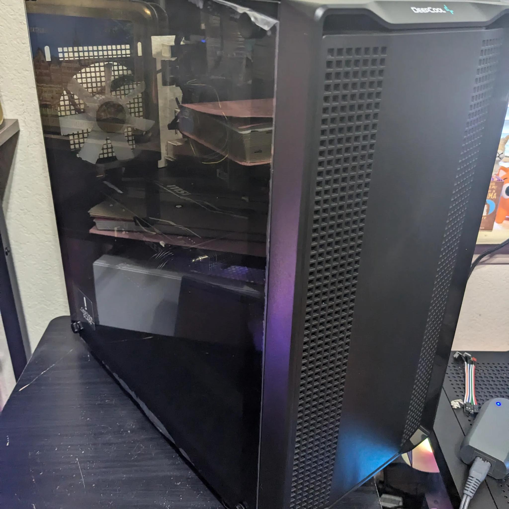 FREE SHIP|| i7-8700, 32GB DDR4, RTX 2060 SUPER 6GB, 500GB Samsung SSD, New PSU, RGB, Wifi, Win10