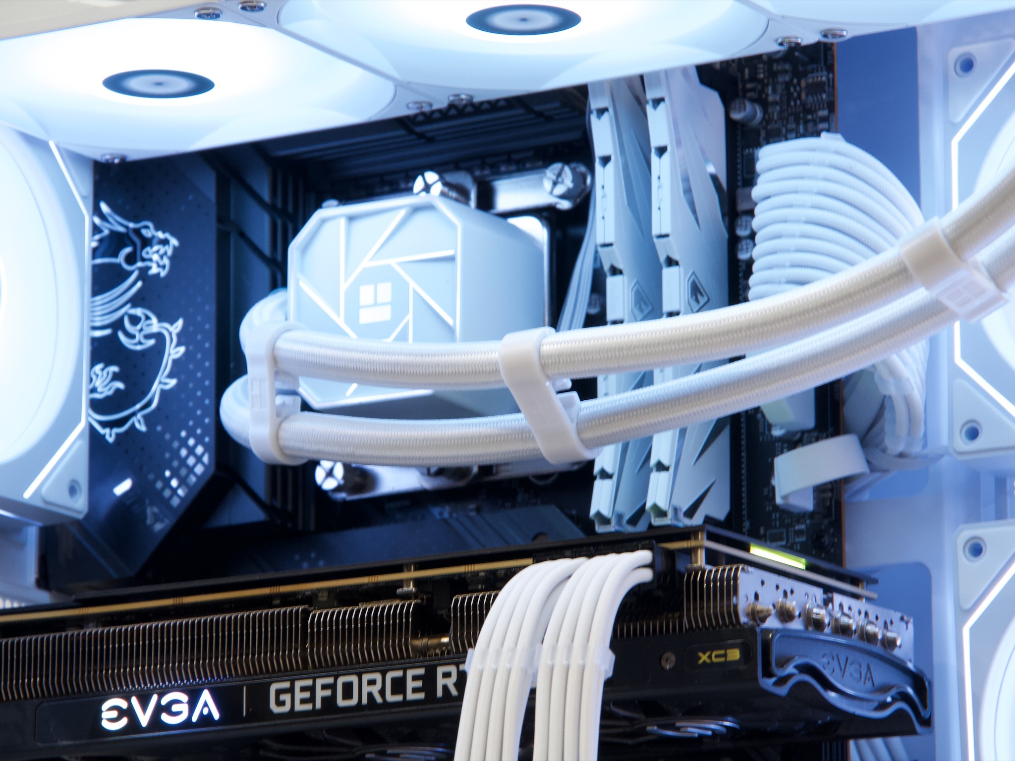 RTX 3080, Core i5-12600KF, 32GB DDR4, 1TB NVMe SSD, WiFi - Liquid Cooled Gaming PC