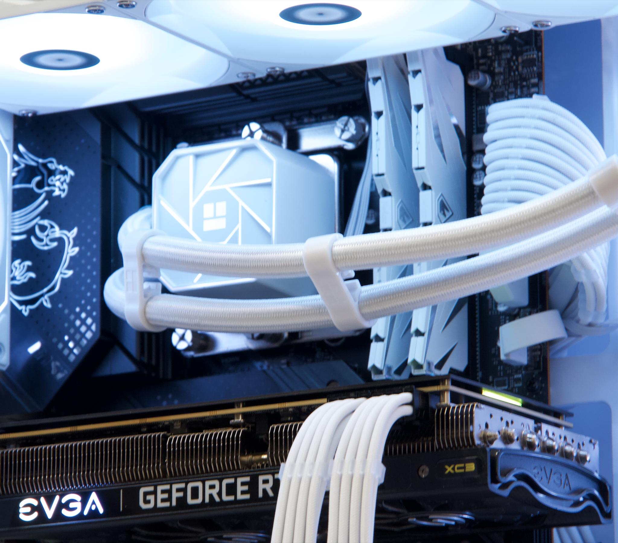 RTX 3080, Core i5-12600KF, 32GB DDR4, 1TB NVMe SSD, WiFi - Liquid Cooled Gaming PC