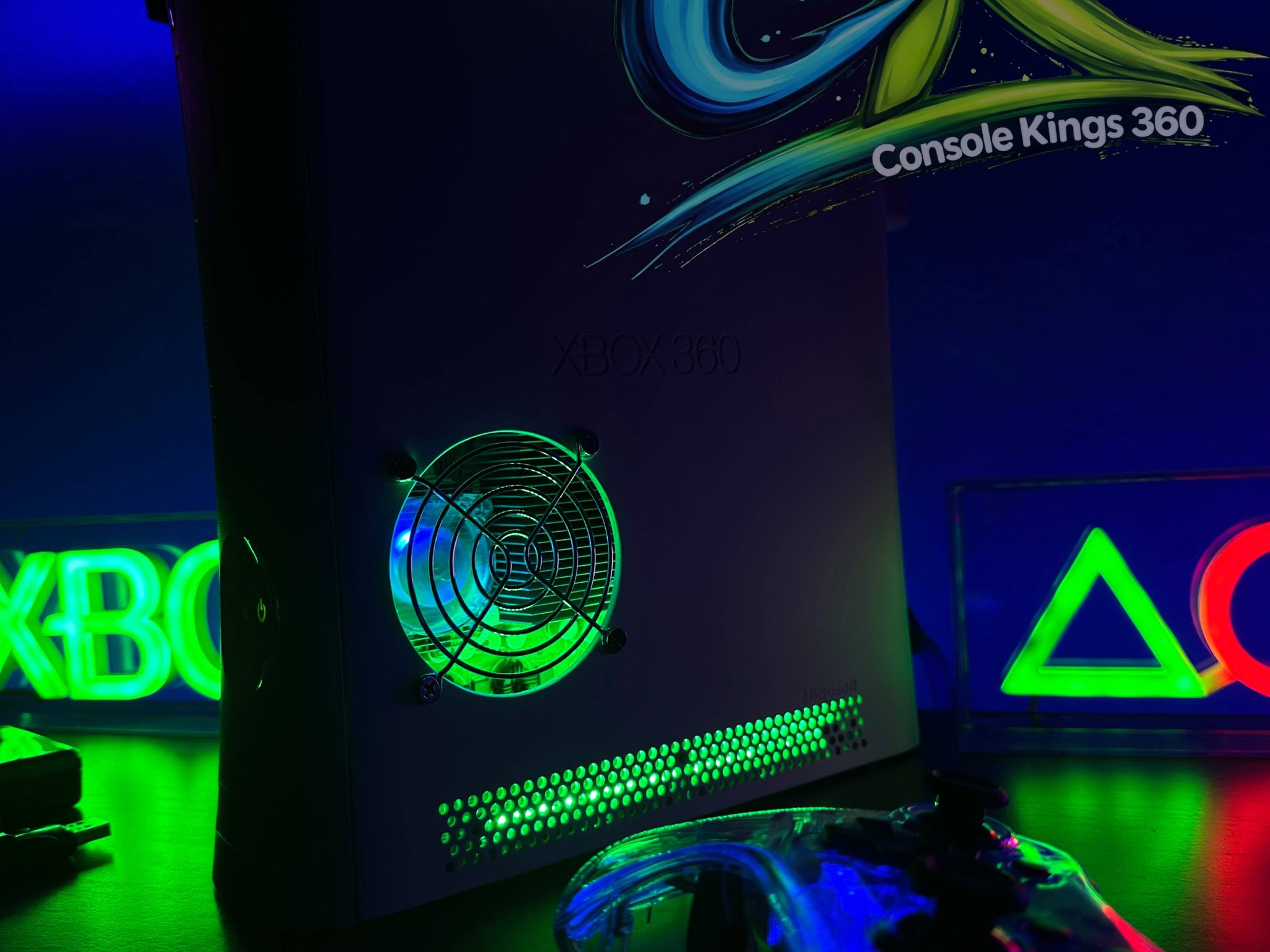 Xbox 360 -RGH3  - Custom LEDs