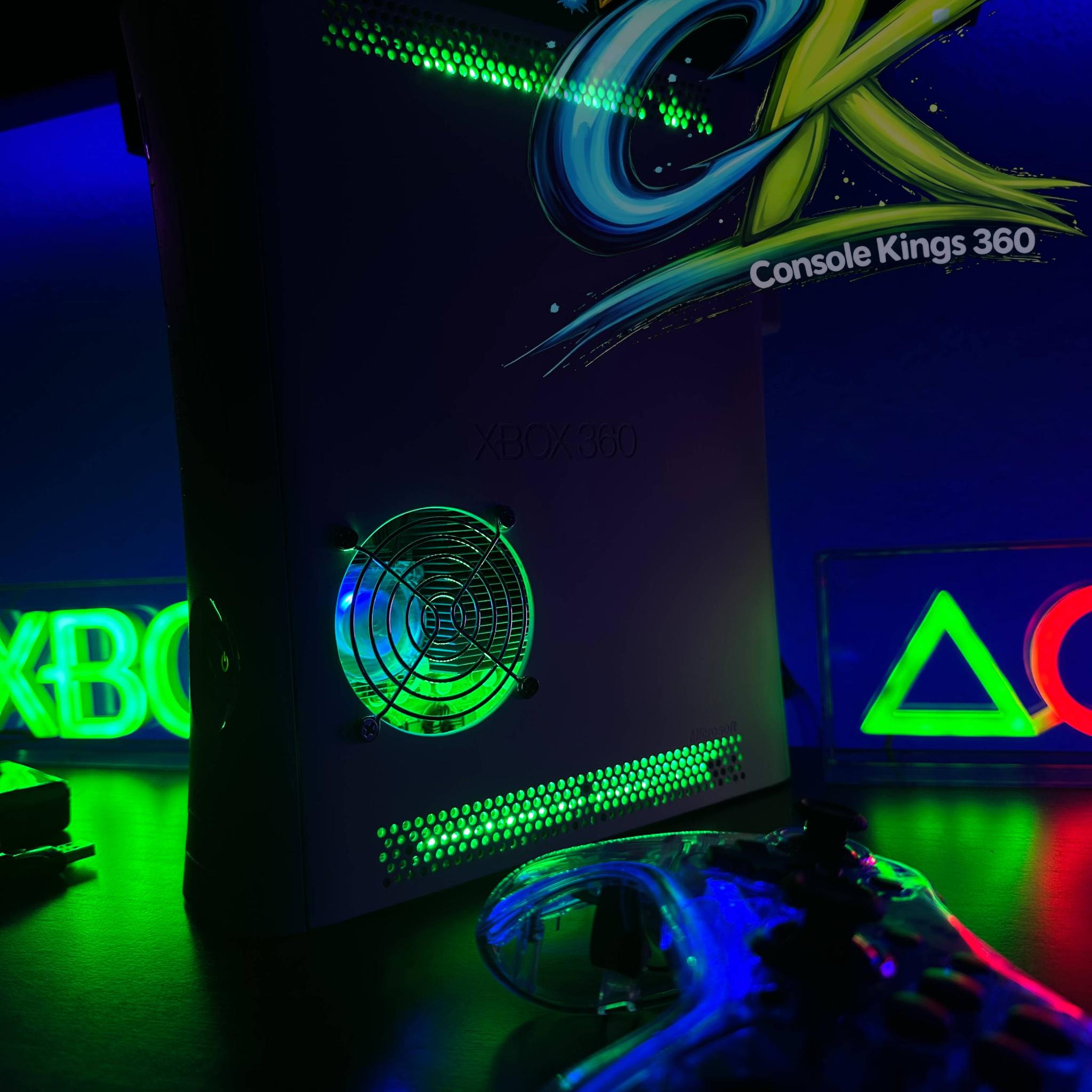 Xbox 360 -RGH3  - Custom LEDs