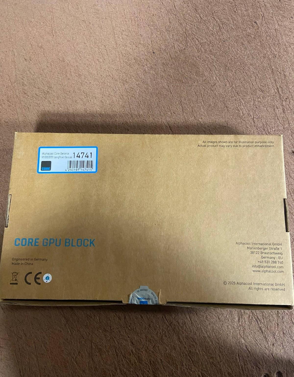 Alphacool Core Geforce RTX 5080/5070Ti GamingPro with Backplate (14741)