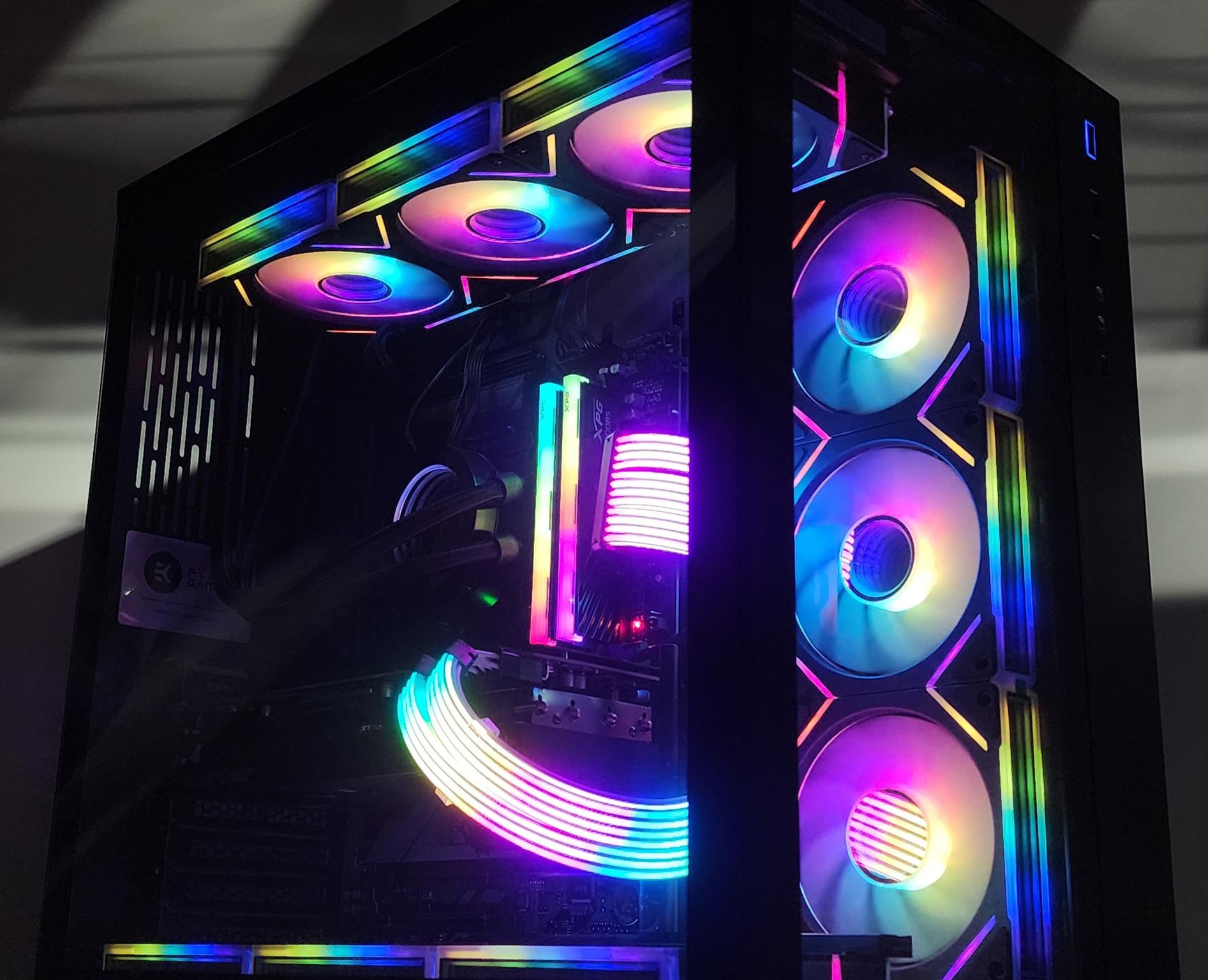 Gaming PC Ryzen 7 7800X3D 32GB RAM 1TB SSD RX 7800 XT 16GB Windows 11 Computer