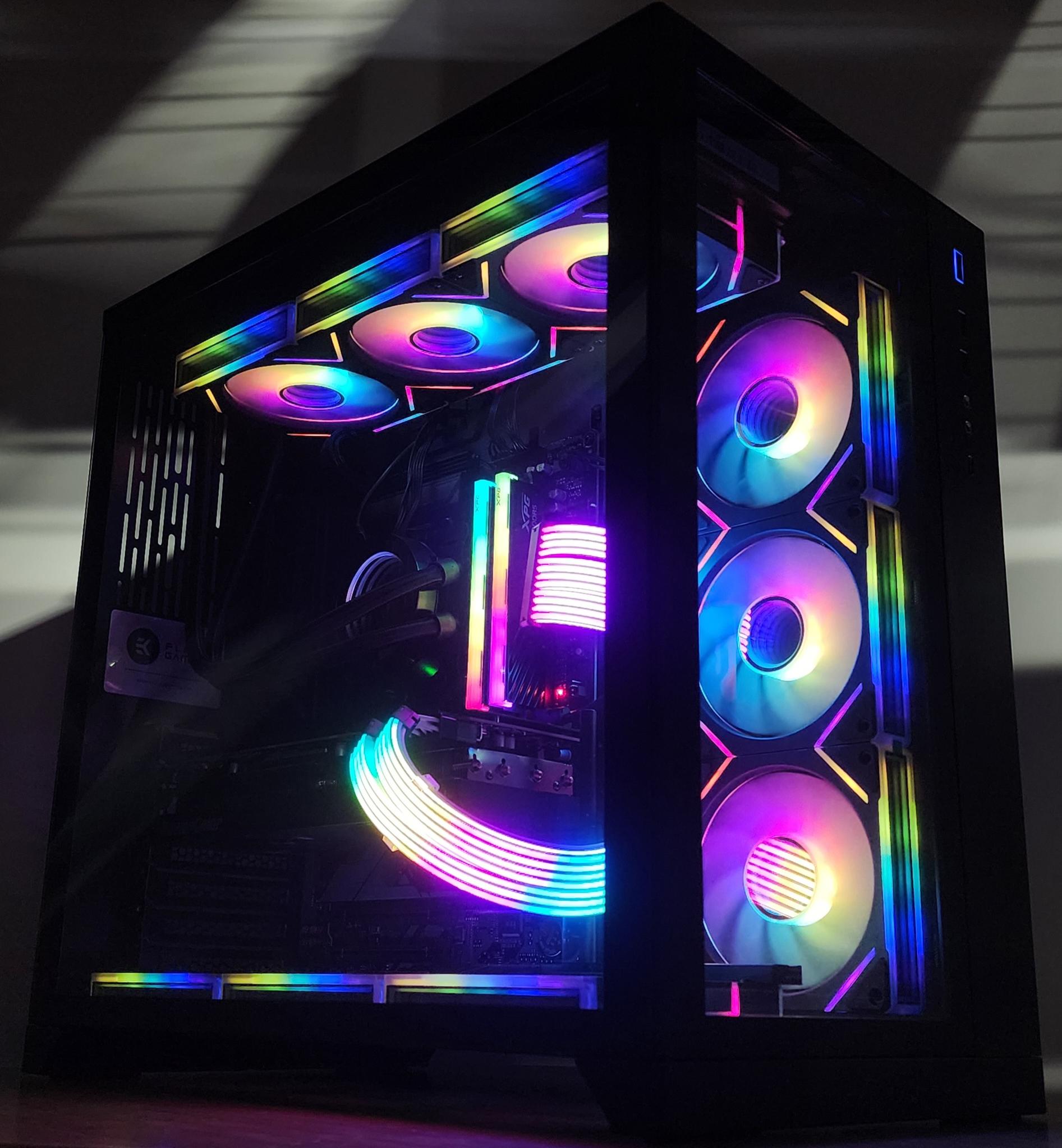 Gaming PC Ryzen 7 7800X3D 32GB RAM 1TB SSD RX 7800 XT 16GB Windows 11 Computer