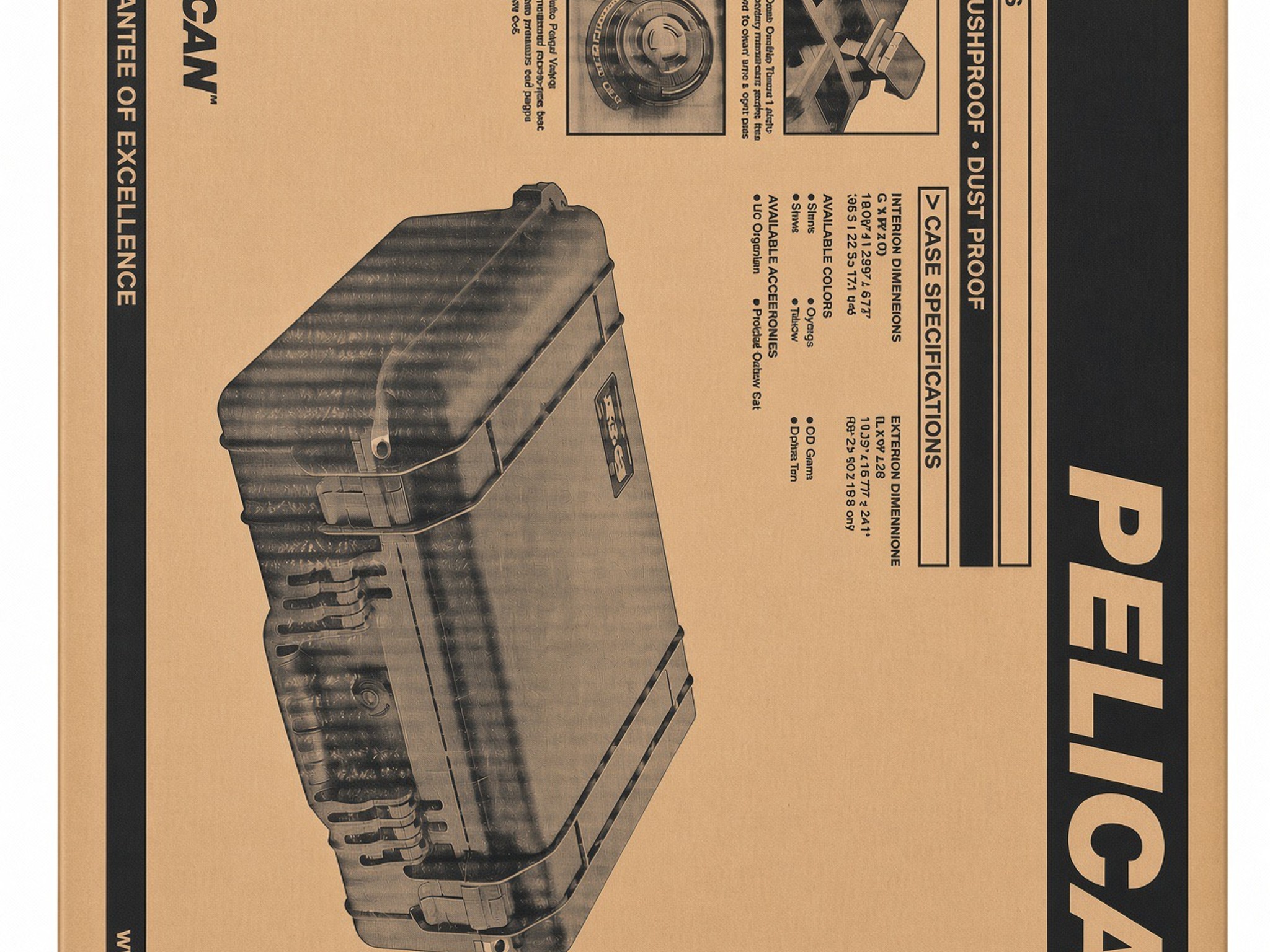 Pelican 1520 Protector Case - Black with Foam | Sealed New