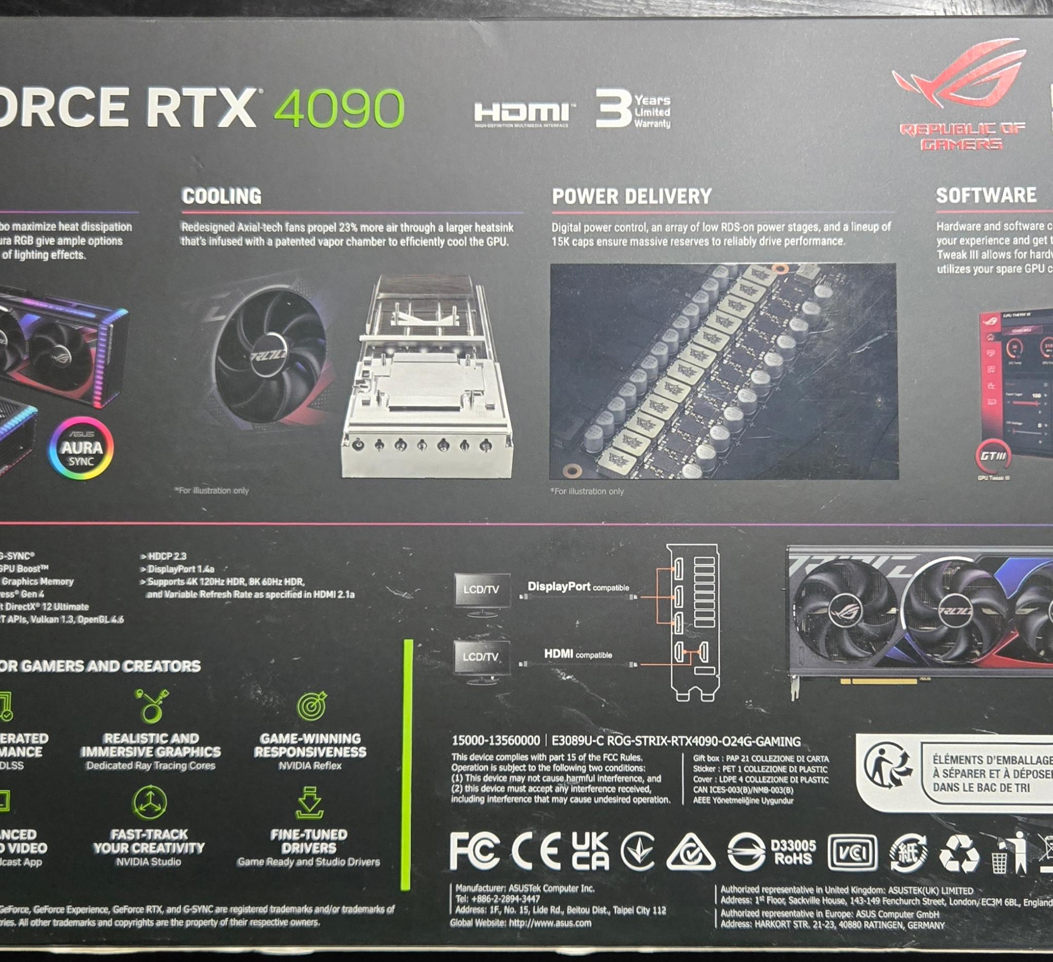 ASUS ROG Strix GeForce RTX 4090 OC Edition