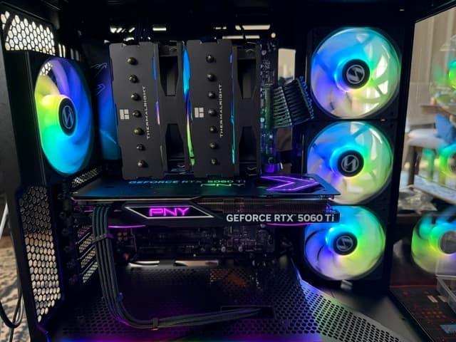 Custom Gaming PC  5060ti 16GB  and 9700X