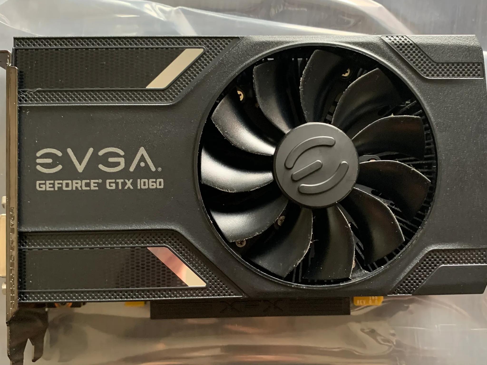 EVGA SC GAMING GeForce GTX 1060 6GB Video Card (USED, NO original box)