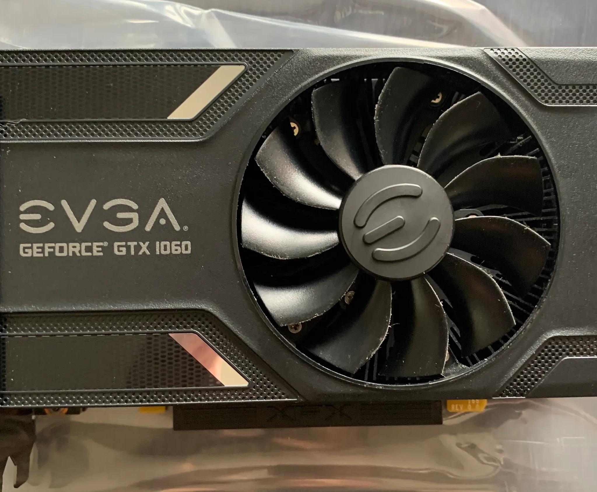 EVGA SC GAMING GeForce GTX 1060 6GB Video Card (USED, NO original box)