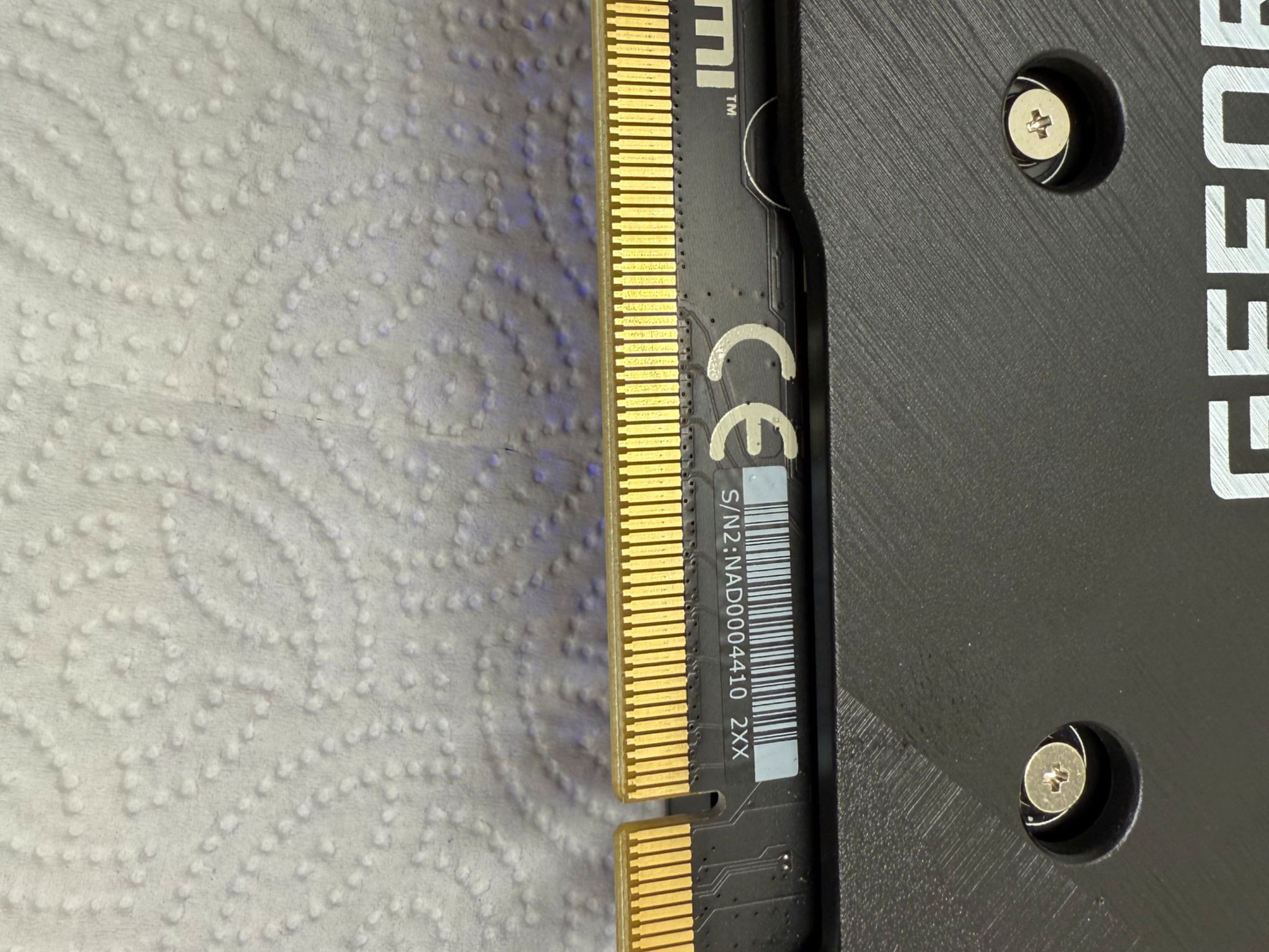 RTX 3050 pulled from customers working pc for upgrade