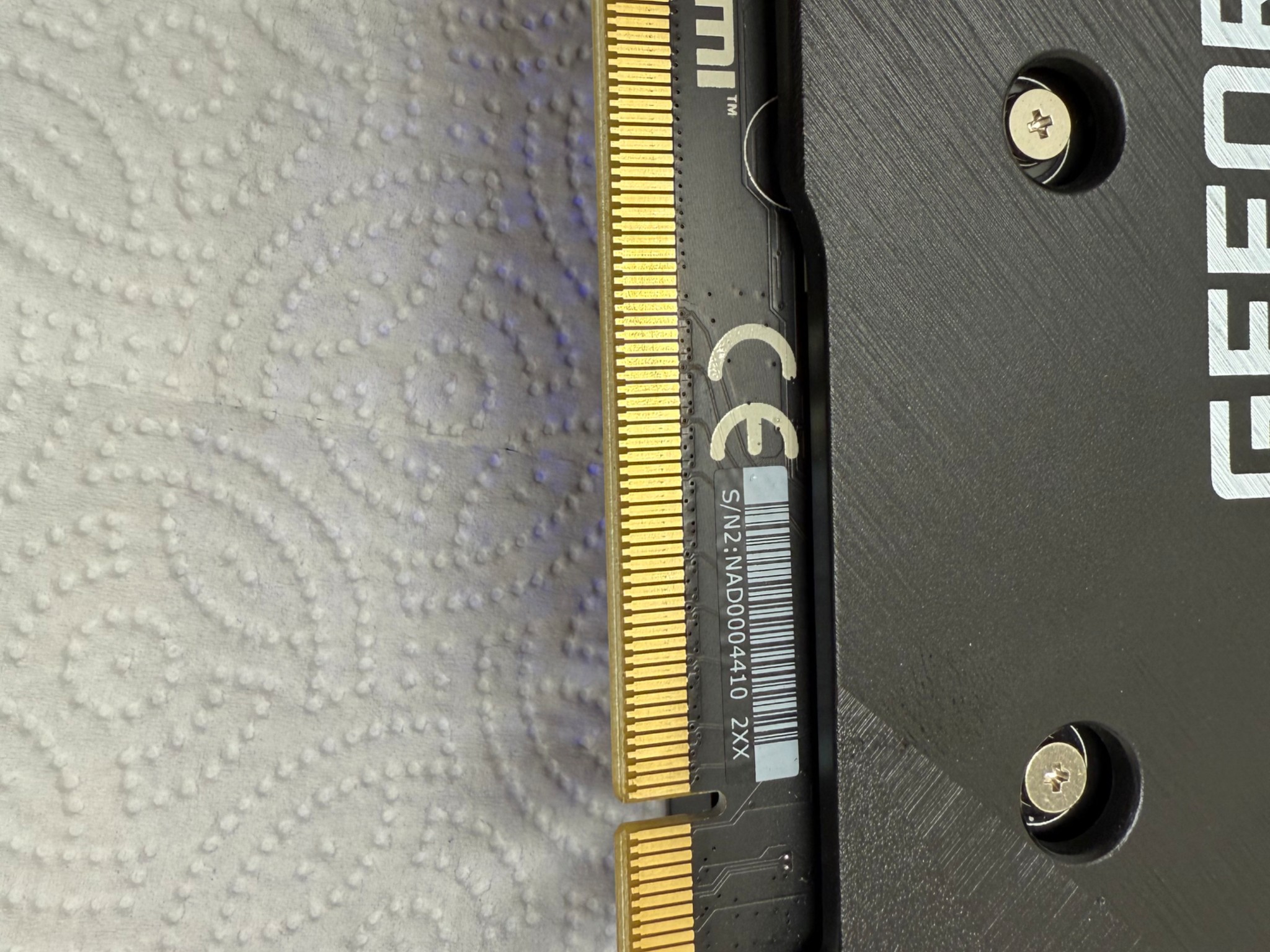 RTX 3050 pulled from customers working pc for upgrade