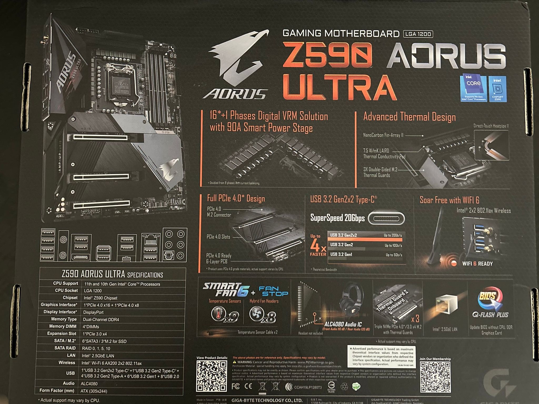 GIGABYTE Z590 AORUS ULTRA