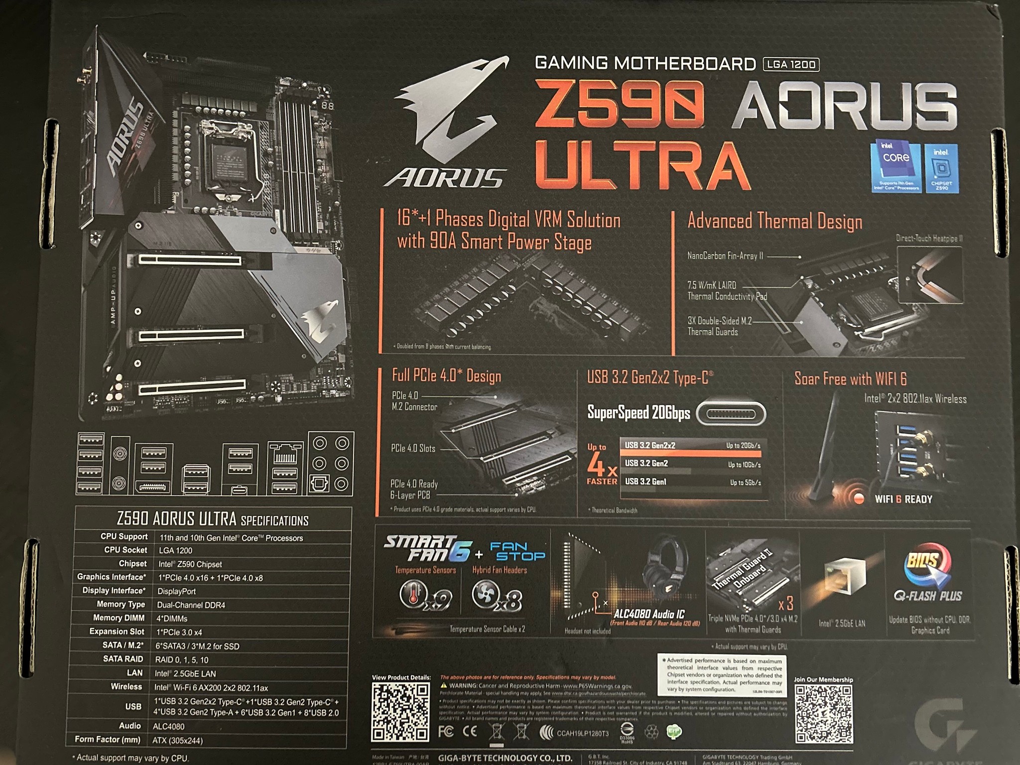 GIGABYTE Z590 AORUS ULTRA