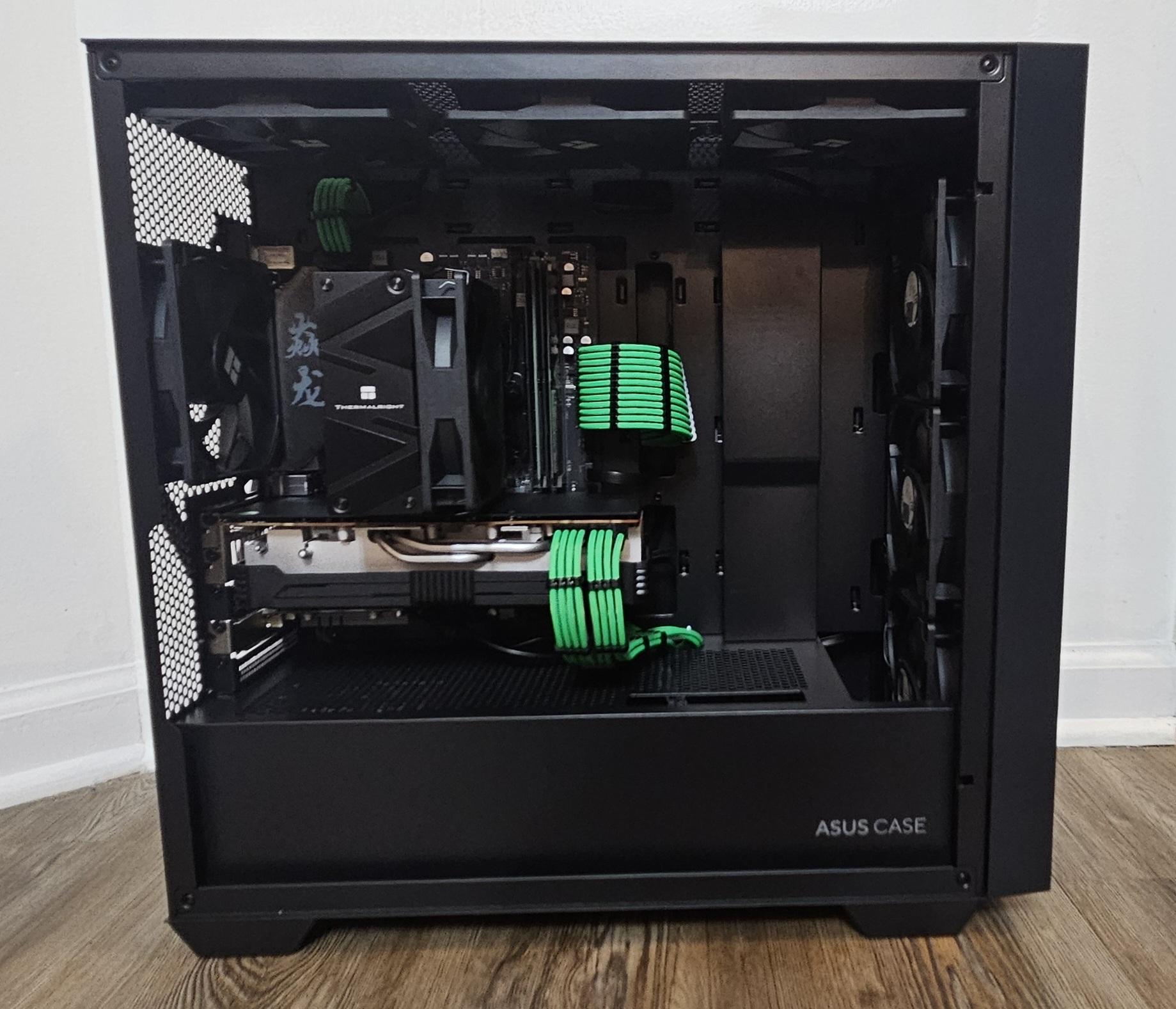 "Shadow Master" 1440p New Gaming PC Ryzen 5 5500 & Ryzen 5700XT
