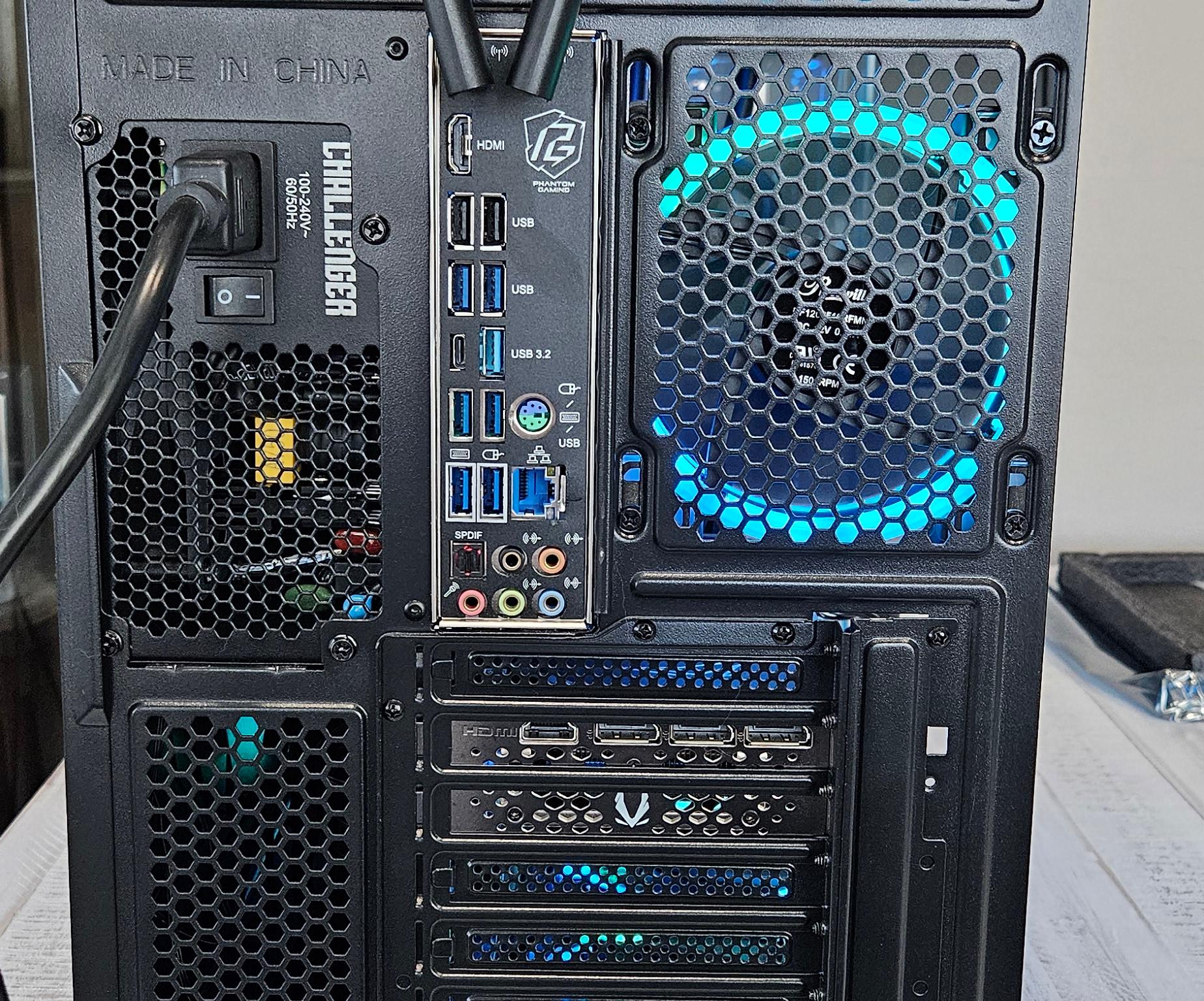 RTX 4060 Ti Gaming PC - Ryzen 7 5700X, 16GB RAM, 1TB NVMe, Wi-Fi, 1080p/1440p