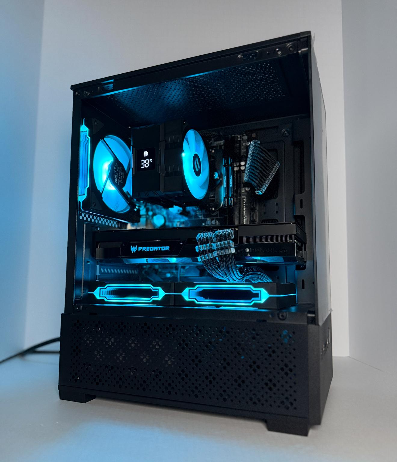 ▪️SHADOW CORE▪️ 1080p/1440p |  INTEL ARC A750 | RYZEN 5 3600 | 16GB DDR4 3200MHZ | 1TB M....