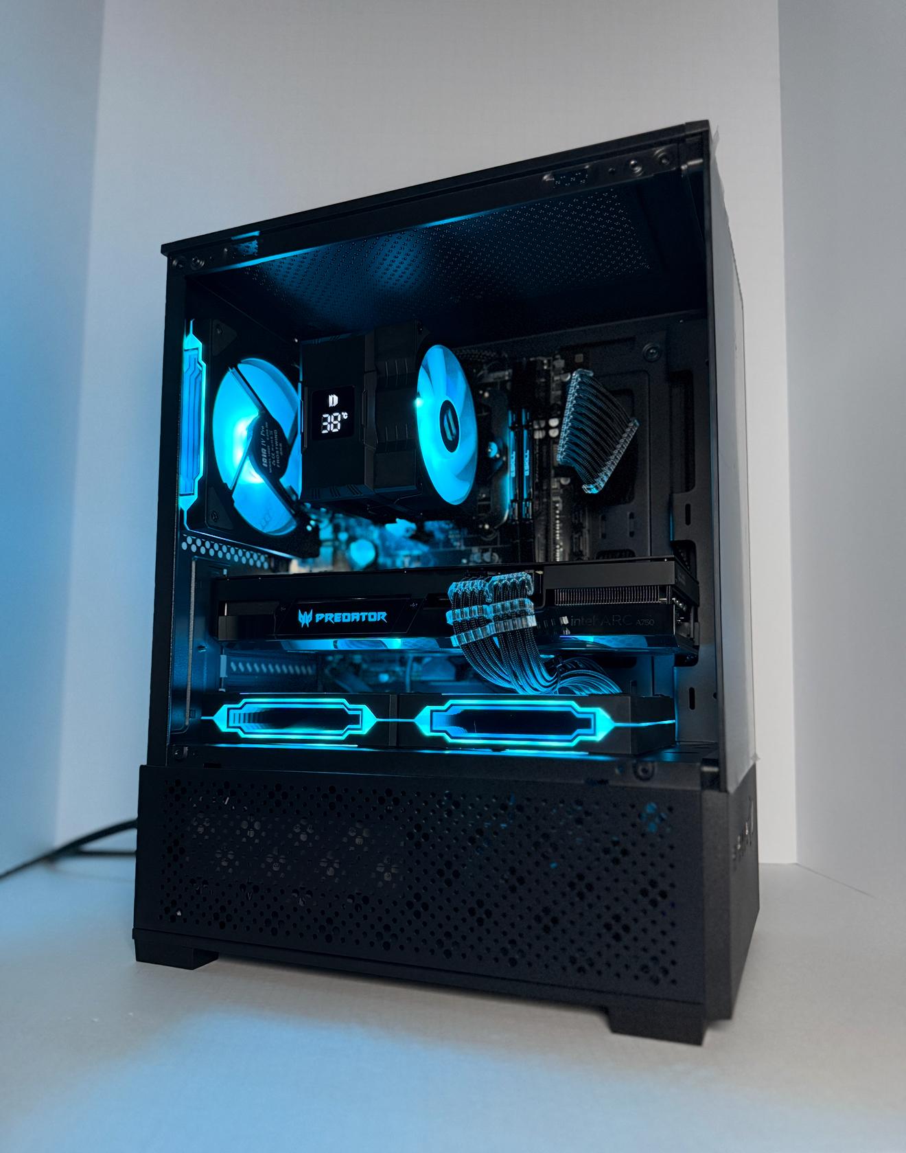 ▪️SHADOW CORE▪️ 1080p/1440p |  INTEL ARC A750 | RYZEN 5 3600 | 16GB DDR4 3200MHZ | 1TB M....