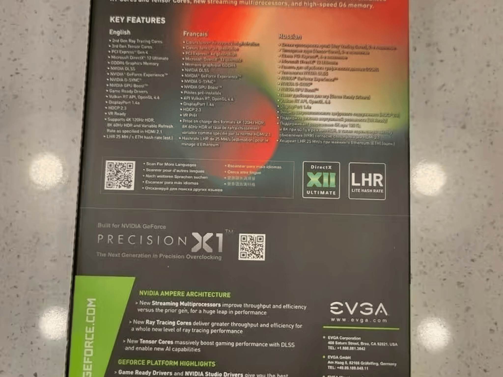 New EVGA RTX 3060 Ti XC Gaming (LHR) 08G-P5-3663-KL 