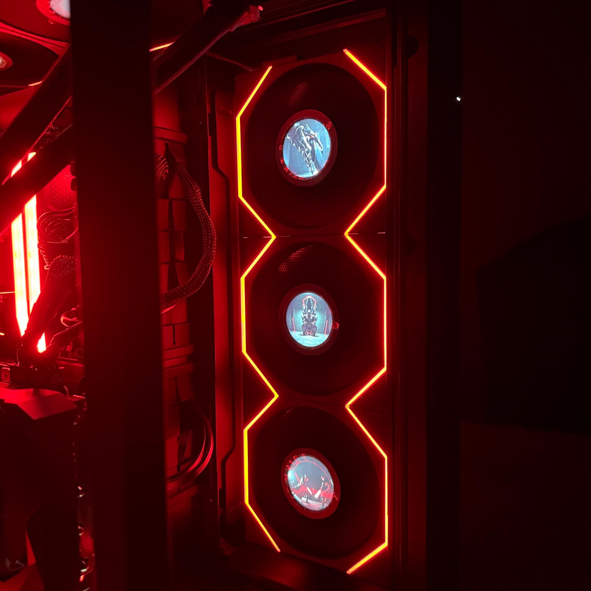 4K Gaming PC - Red Scarlet 🔥| Ryzen 7 9800X3D & RTX 3090 OC | 32GB DDR5 | 4TB NVMe SSD | VR Ready