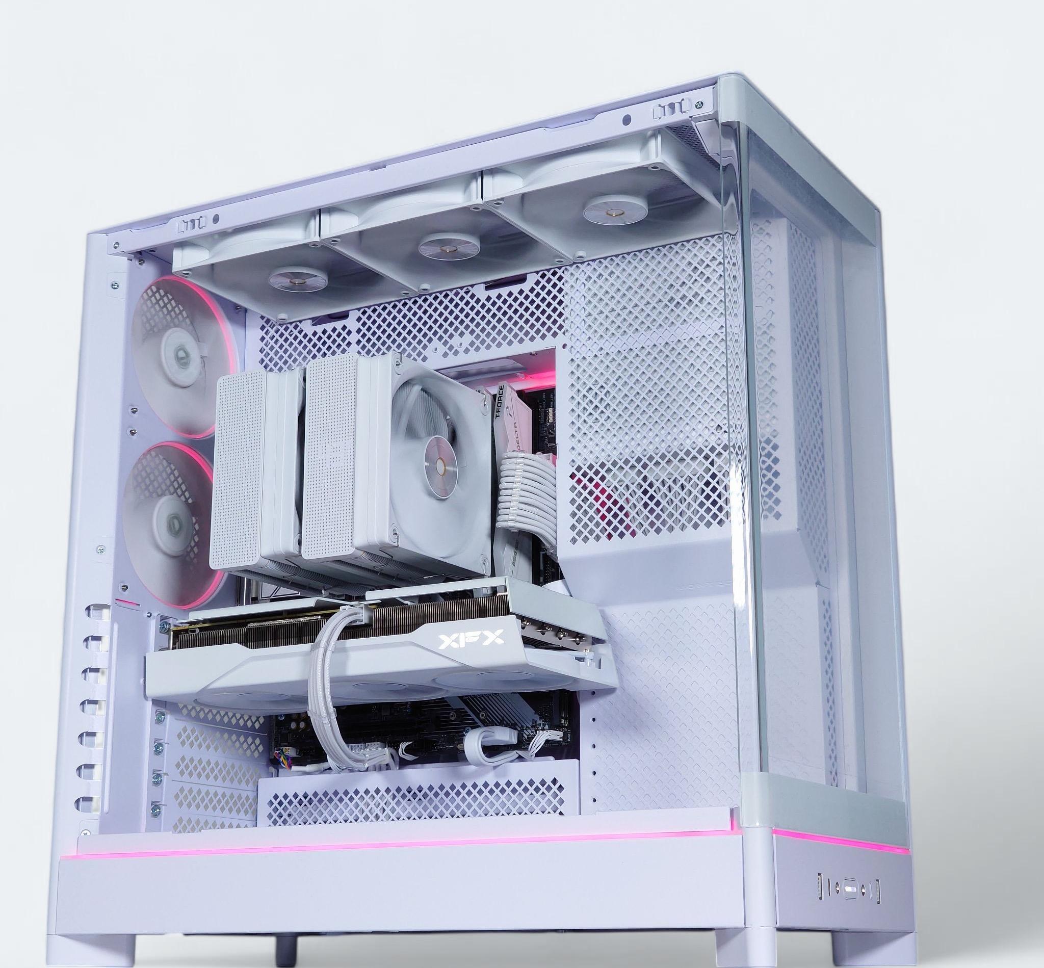 🤍Gaming PC⚪ Intel Arc B580  12GB ⚪AMD Ryzen 7 7500F⚪32GB DDR5⚪1TB NVME