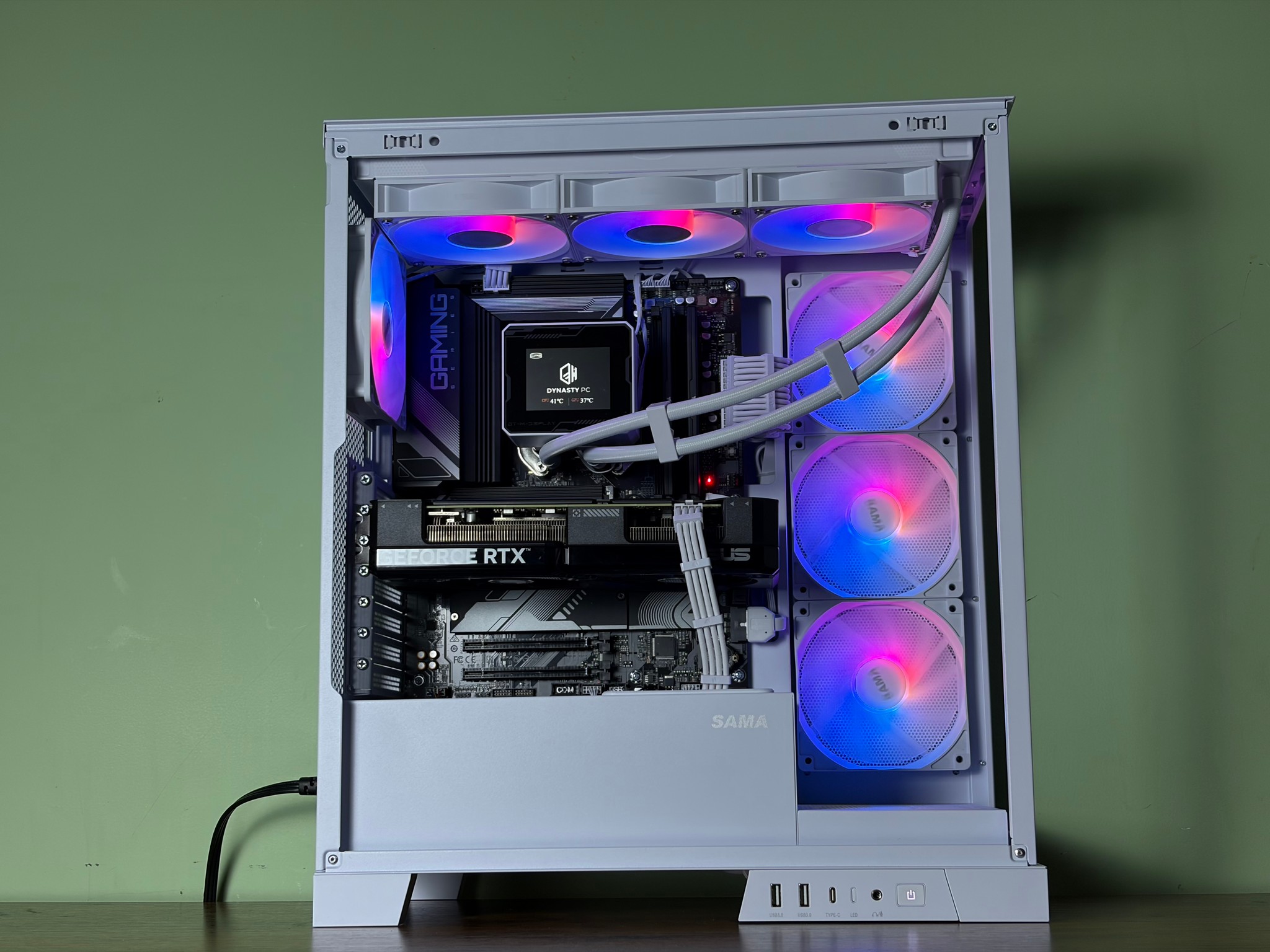 Beast Gaming PC | RTX 4070 | Ryzen 5 9600X | 32GB DDR5 | 2TB SSD | Free Ship!