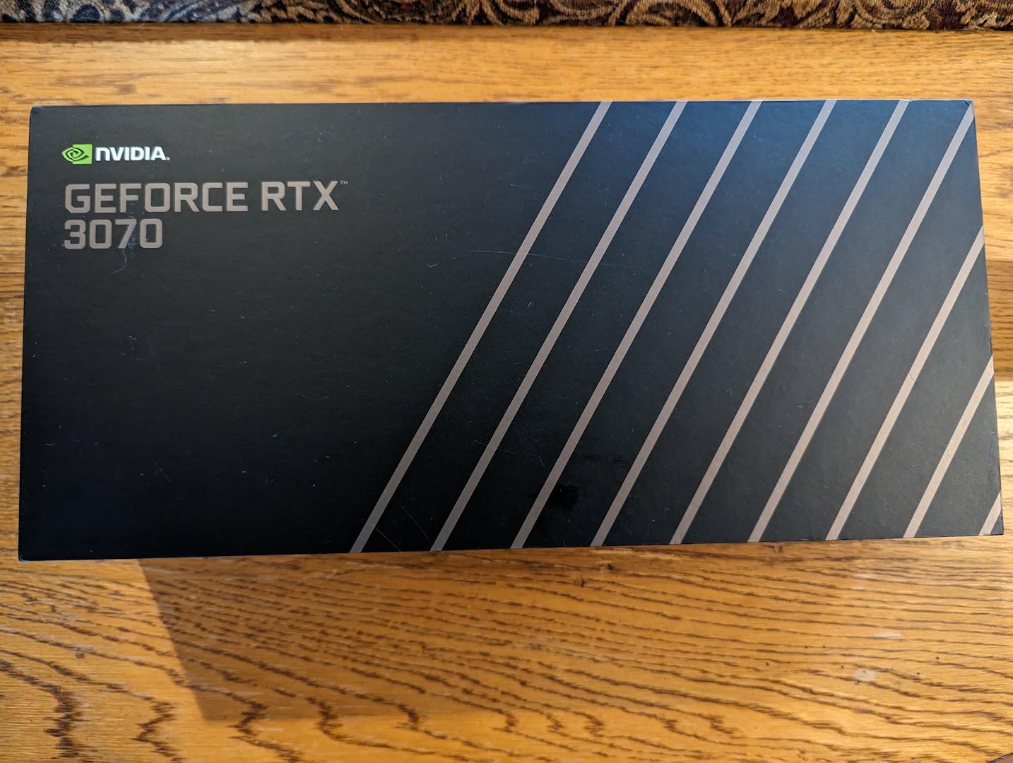 NVIDIA GeForce RTX 3070 Founders Edition Graphics Card/GPU