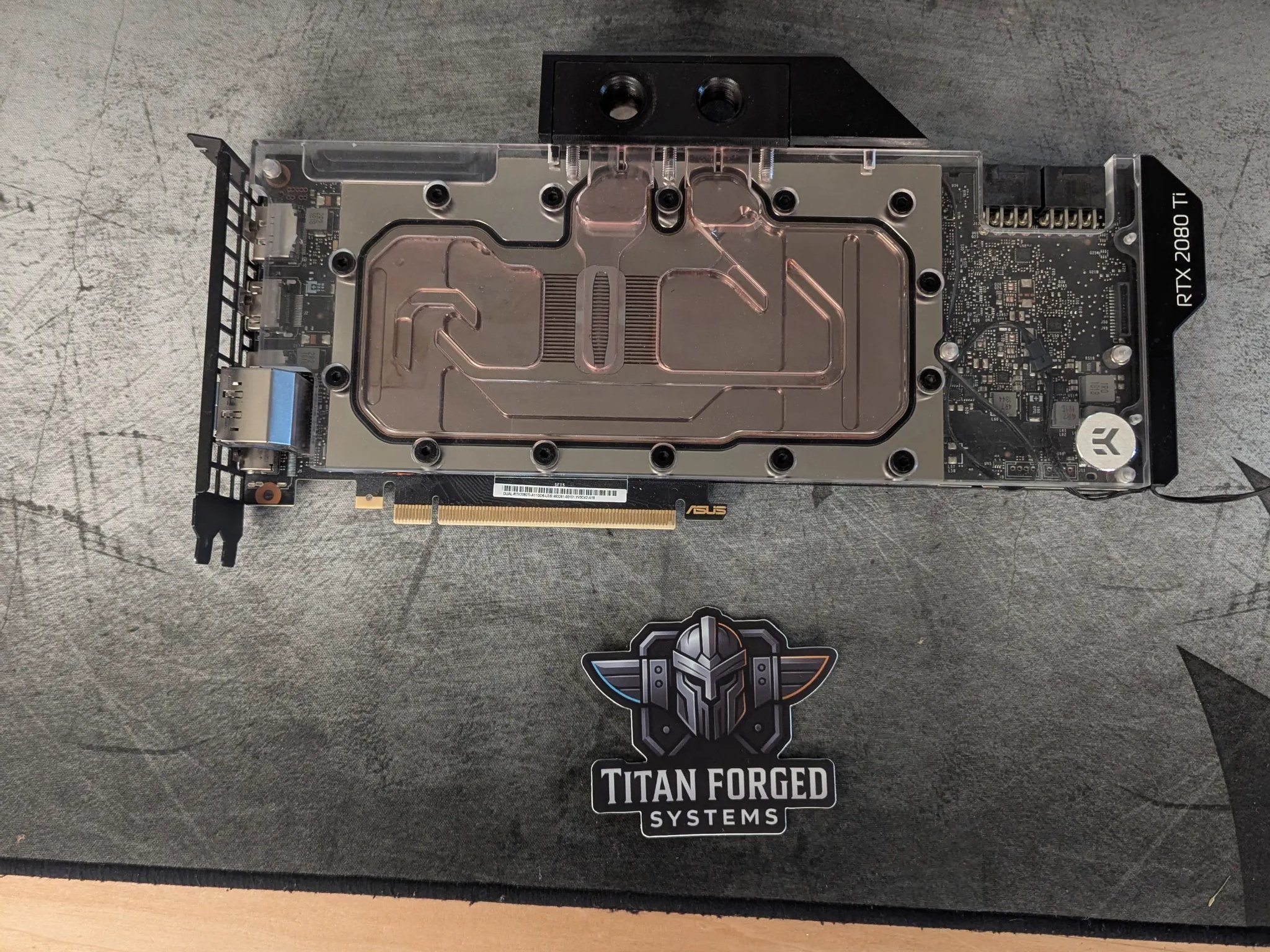 💧 ASUS 2080 Ti Dual + EK Waterblock – Liquid-Cooled 4K Monster