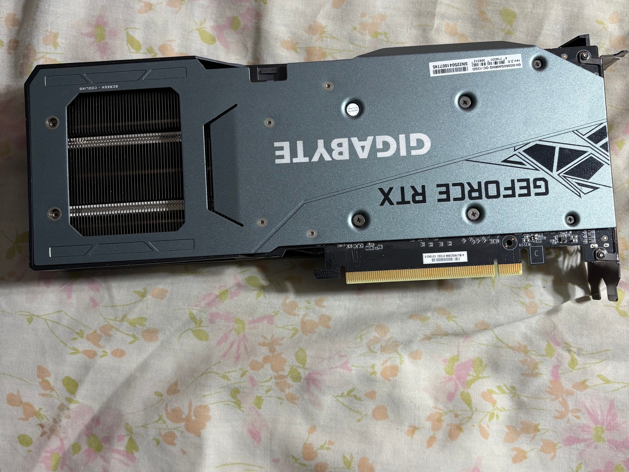 Gigabyte VISION OC Rev 2.0 GeForce RTX 3060 12GB