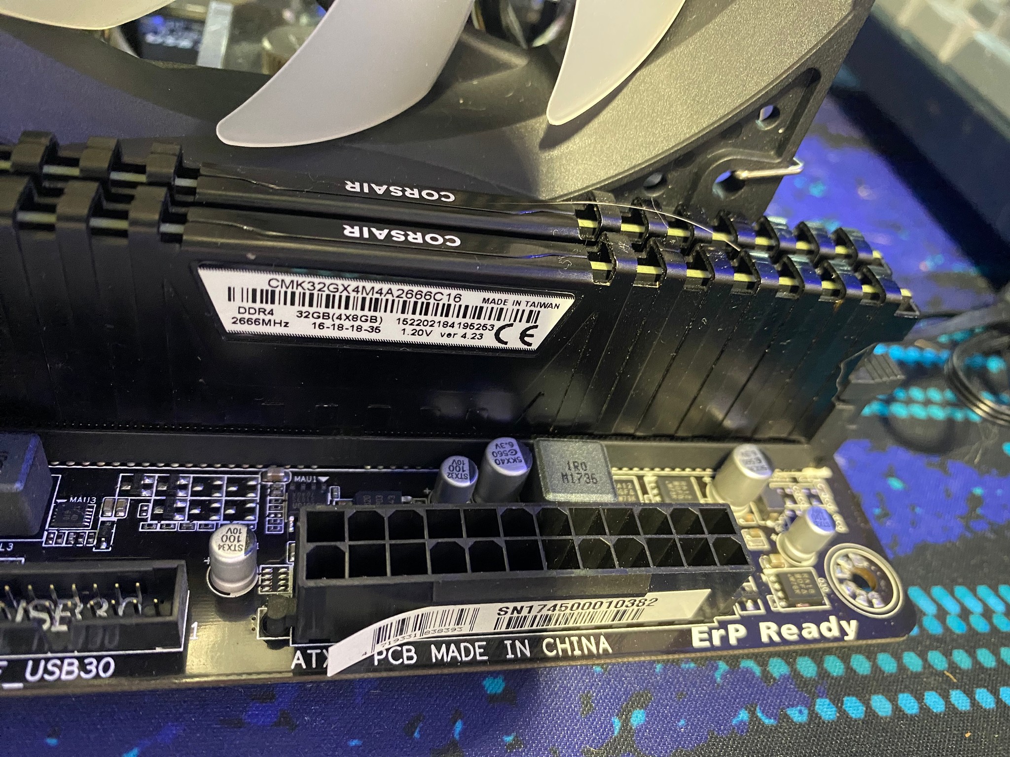 Budget Gaming Combo! H110 MB, i7 6700, 16gb of ddr4 2666, Thermal Right Burst Assassin CPU Cooler.