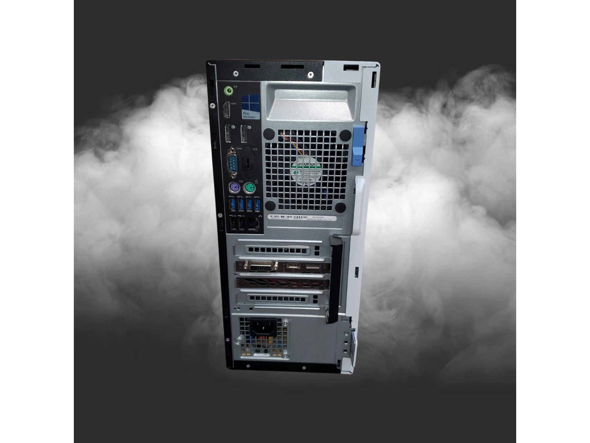 CLEARANCE: 1050ti + i5 6500, 16GB RAM, 500GB HDD, 256GB SSD, Windows 10P (All Black Edition)