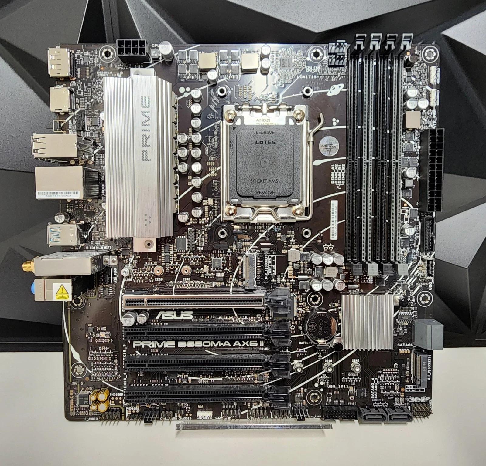 UPDATED BIOS ASUS PRIME B650M-A AX6 II WIFI AM5 DDR5 MATX MOTHERBOARD