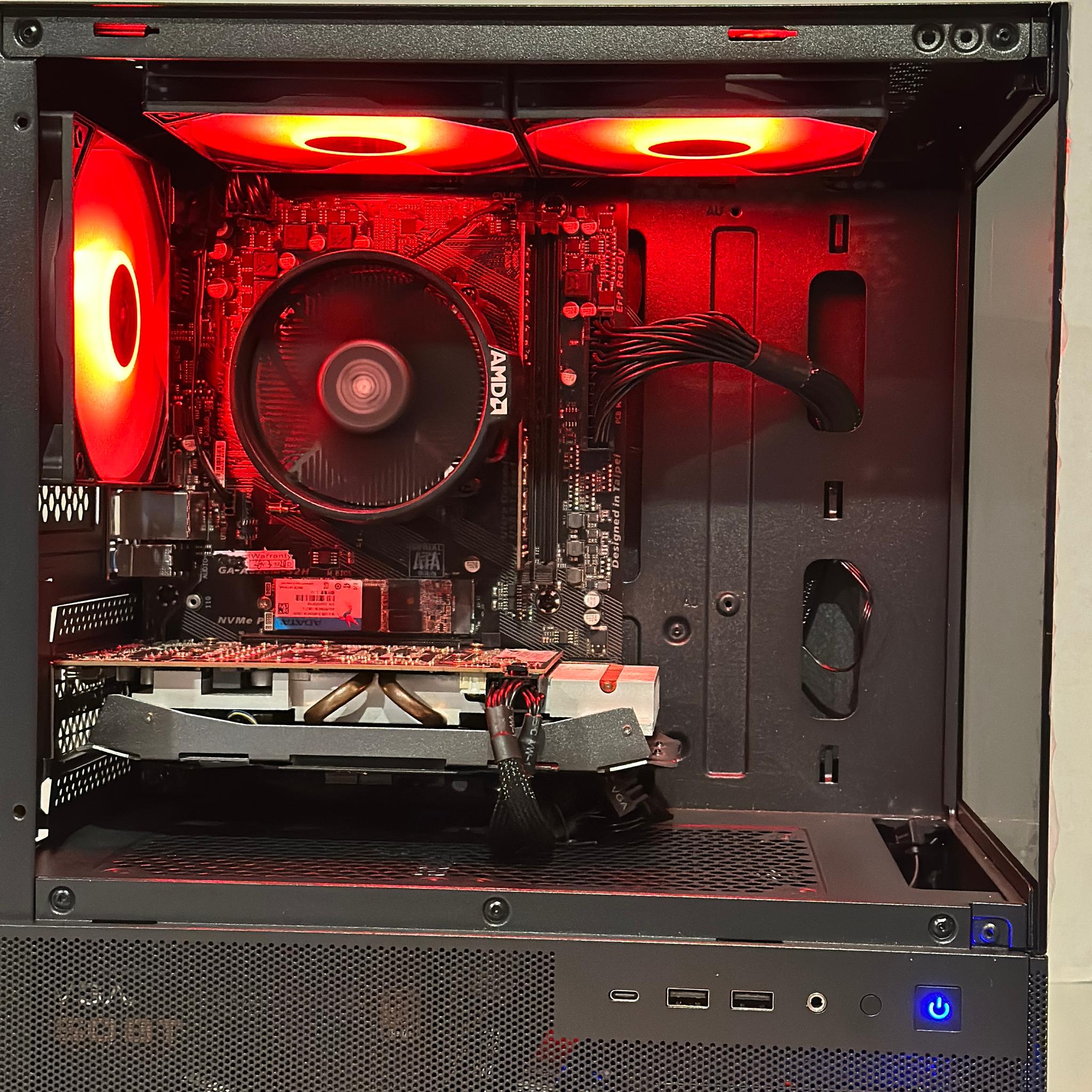 GTX 1660 | Ryzen 5 1600 | 16GB DDR4 | 1.12TB | Win 11 | Office 2024 | FREE SHIP| Budget Gaming PC