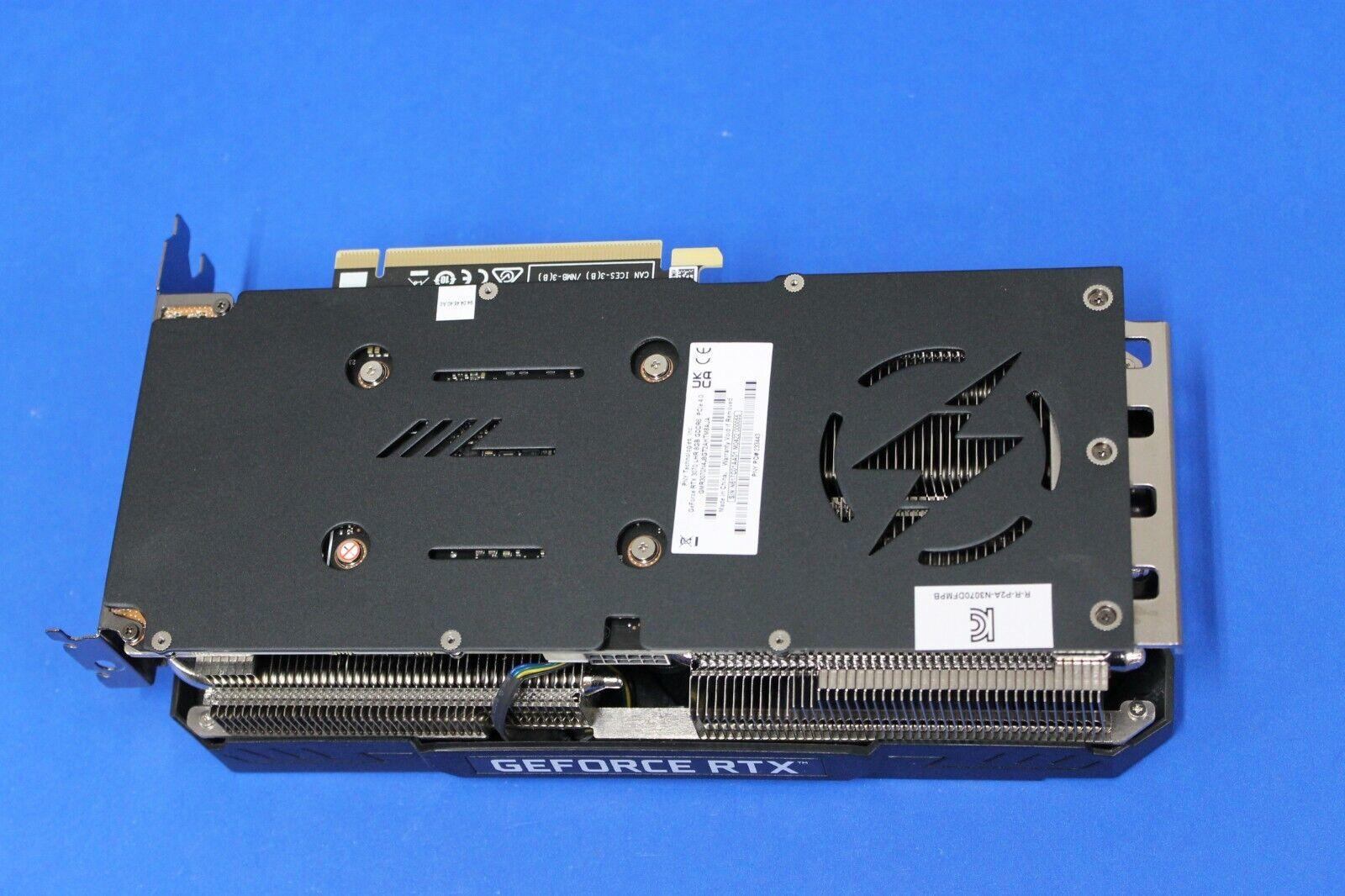 PNY Nvidia GeForce RTX 3070 8GB LHR GDDR6 Video Graphics Card Part# 233443