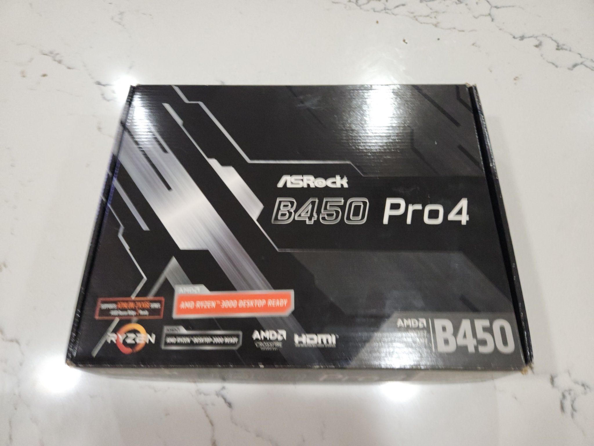 ASROCK B450 PRO4 AM4 MOTHERBOARD