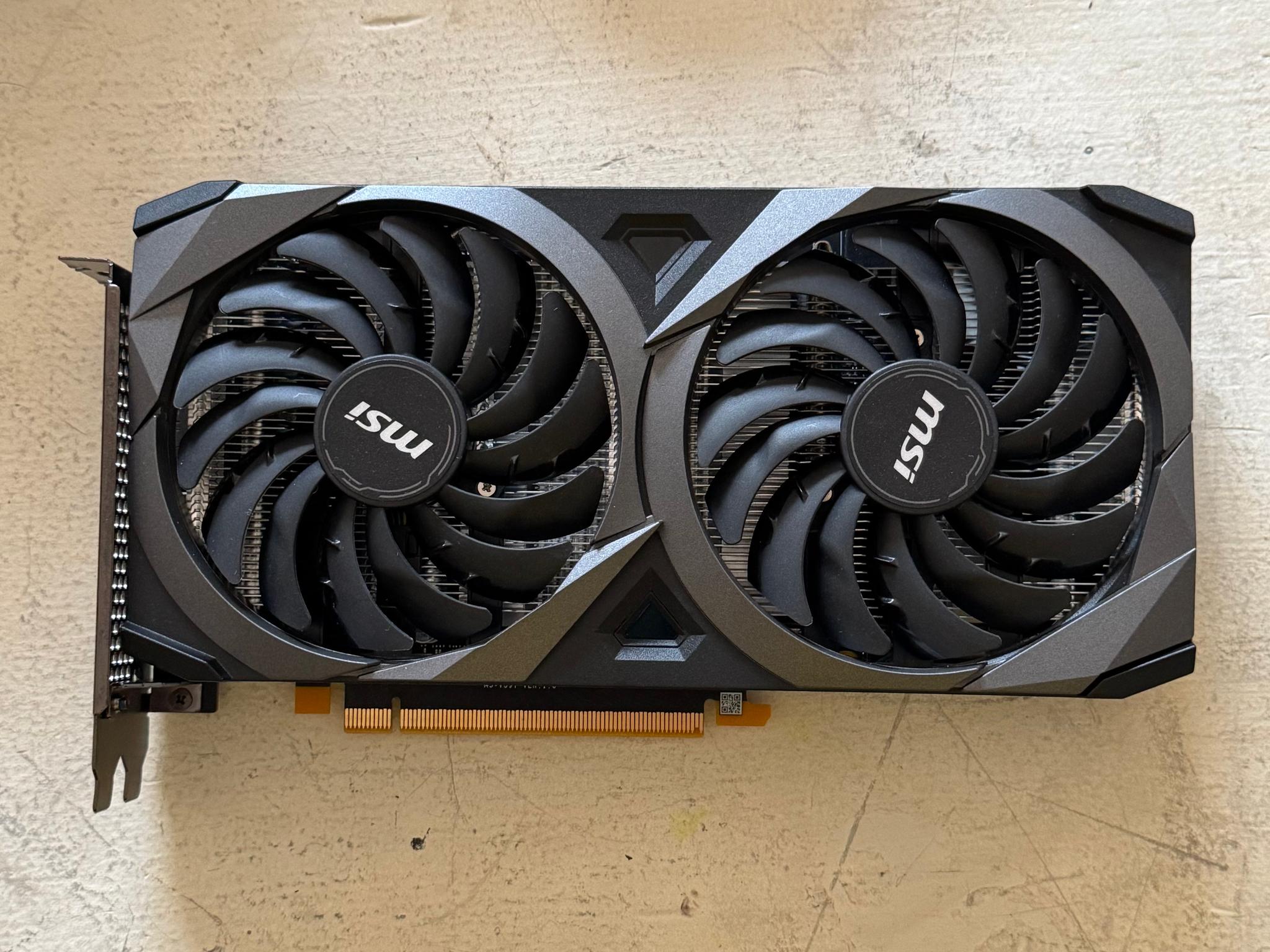 MSI NVIDIA GeForce RTX 3060 VENTUS 2X OC 12GB GDDR6 Graphics Card