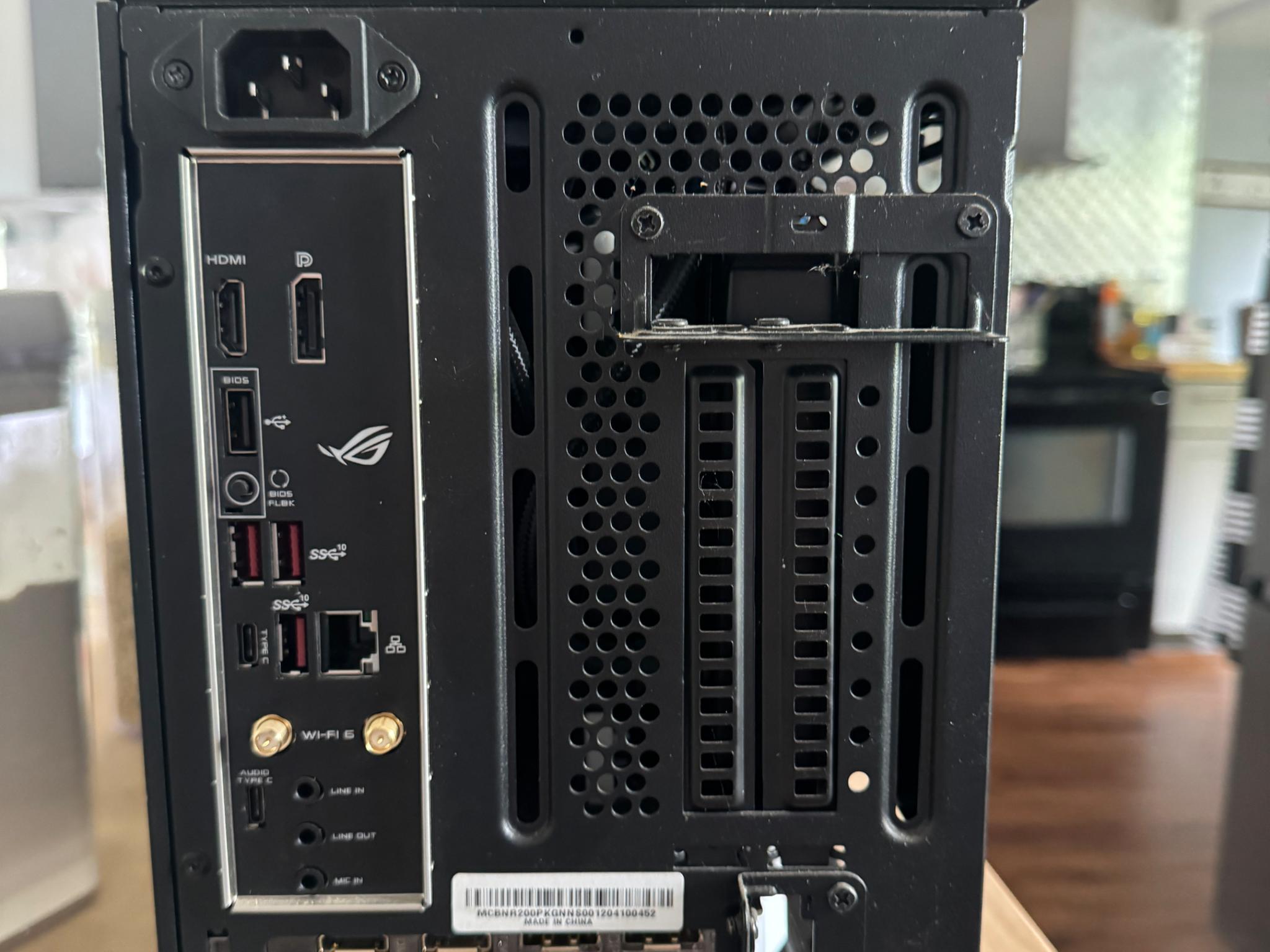 Custom Built NR200 5800x3D with RTX 3080, 32GB RAM, 2x2TB SSD, and AIO 240.