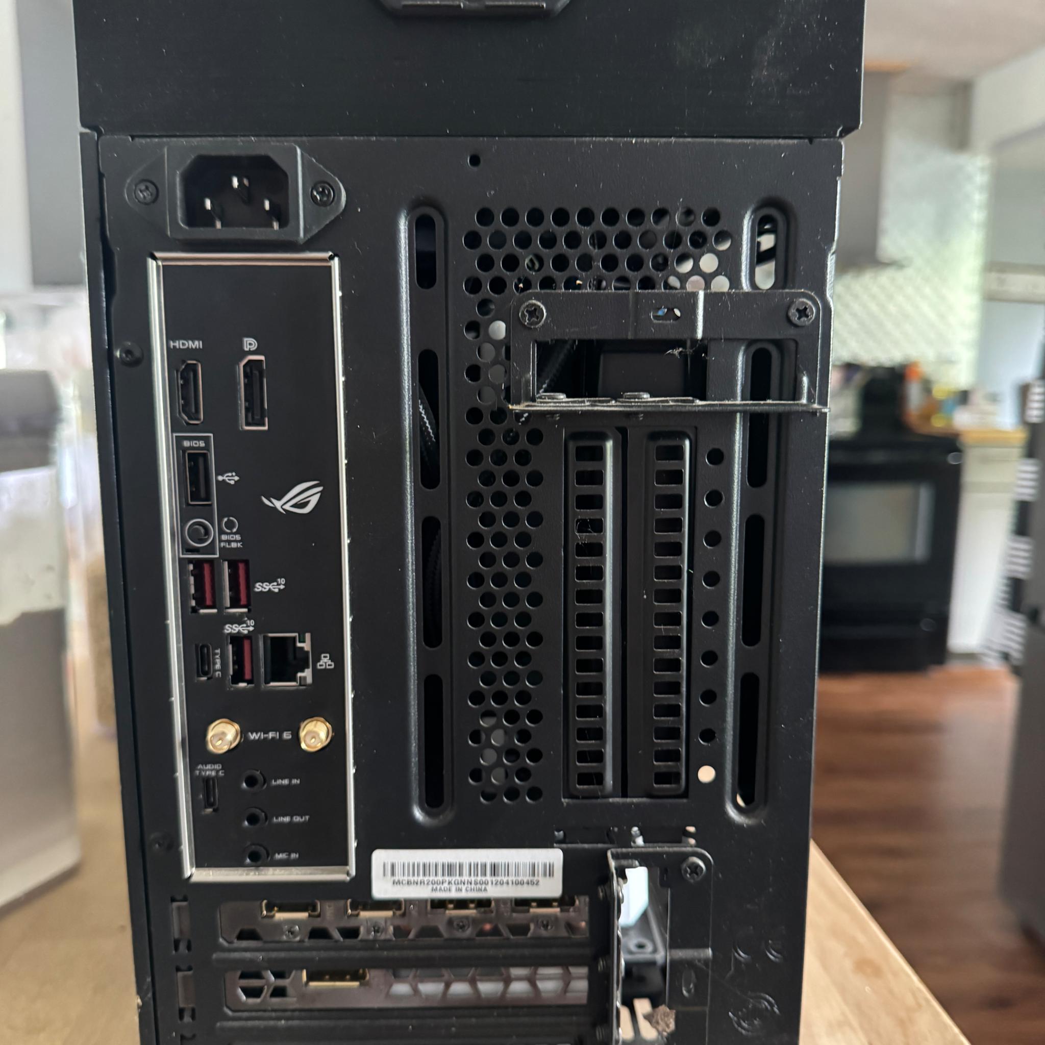 Custom Built NR200 5800x3D with RTX 3080, 32GB RAM, 2x2TB SSD, and AIO 240.