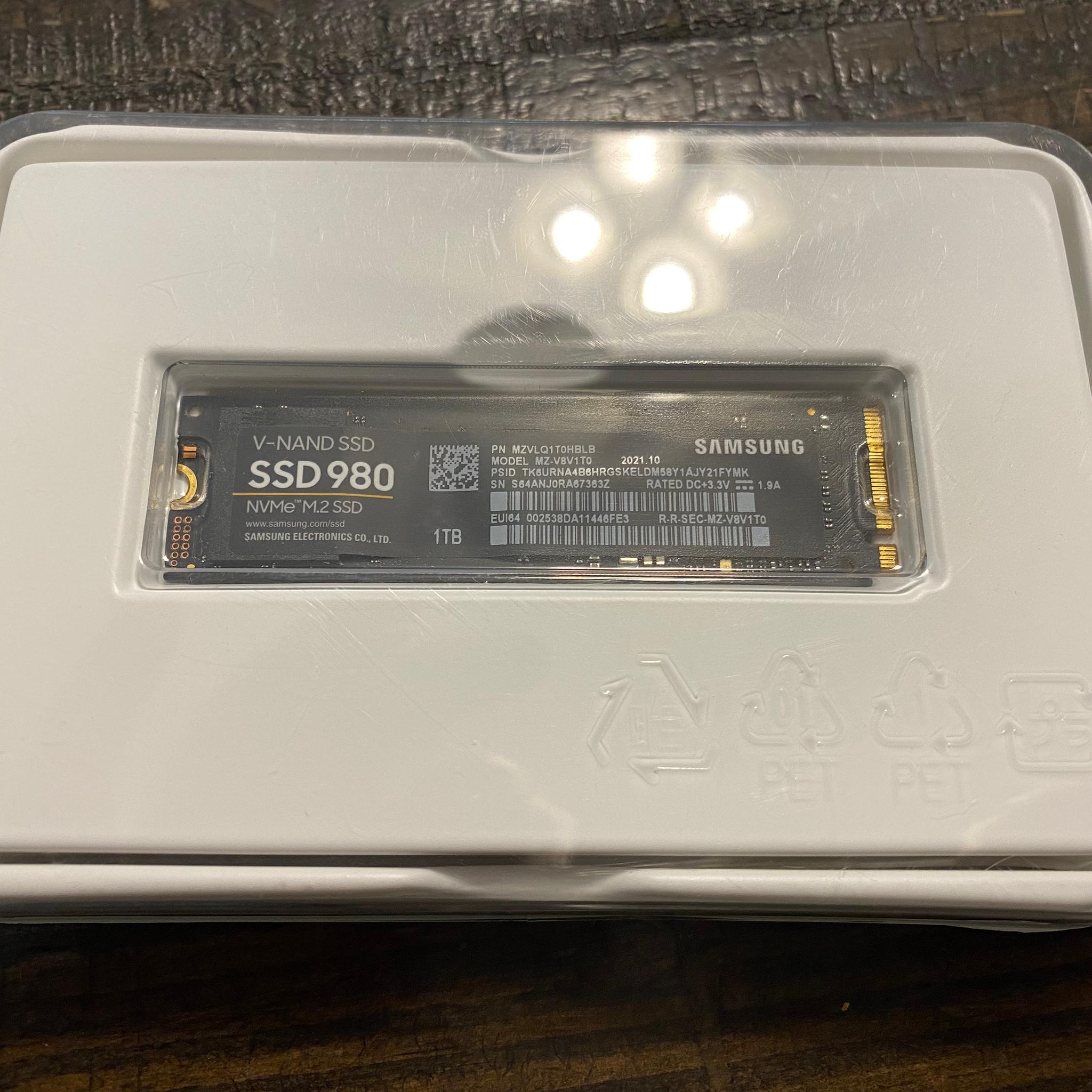 Samsung SD980 VNAND NVMe 1TB SSD