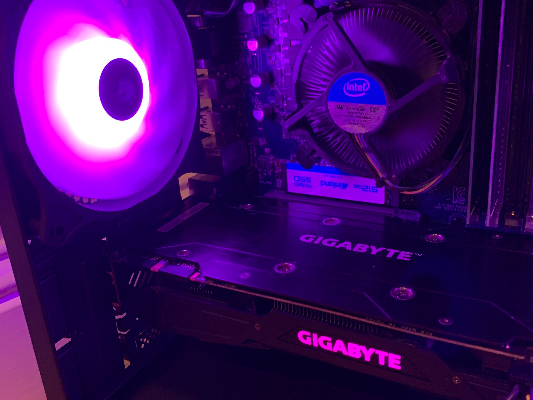 NVIDIA GTX 1070 10100f FORTNITE READY 16GB DDR4 500GB M.2 SSD ARGB LIGHTING WINDOWS 10