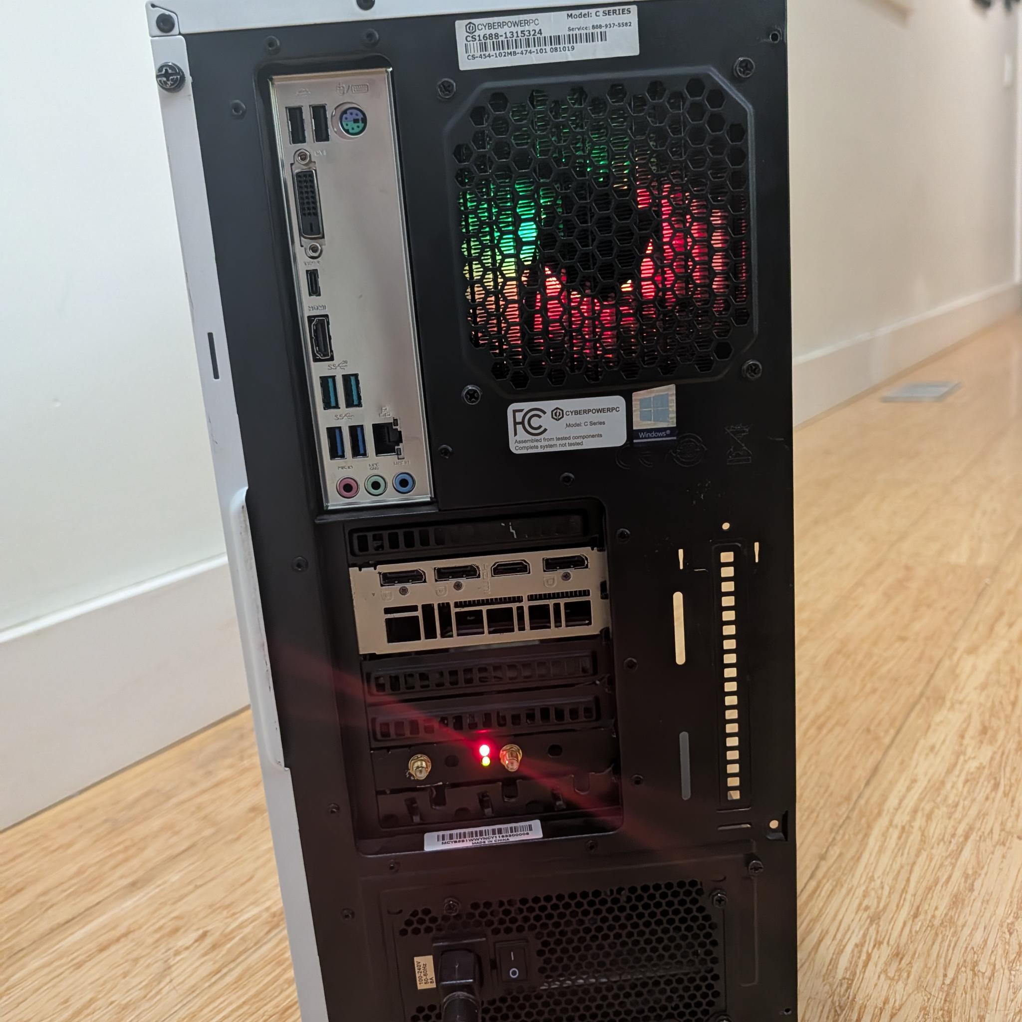 Custom CyberPower Gaming PC | RTX 2060 Super | Ryzen 5 3400G | 12GB | 256GB | X470 | AIO |