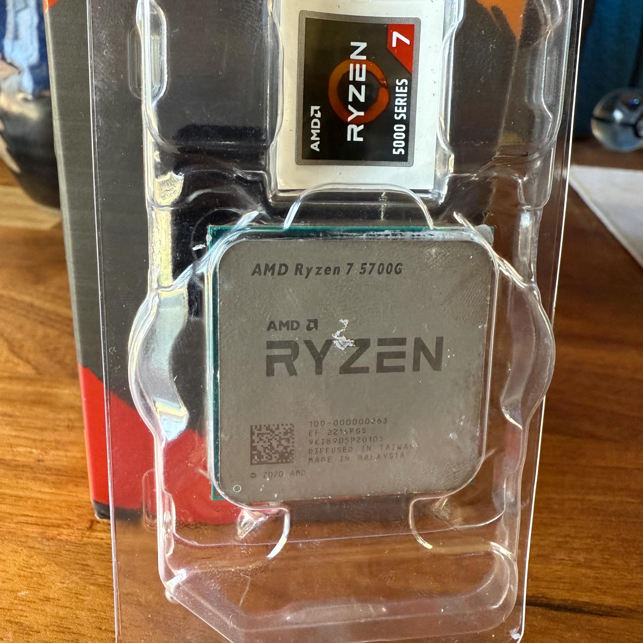 AMD Ryzen 7 5700G - 8-Core / 16-Thread APU (Great Condition)