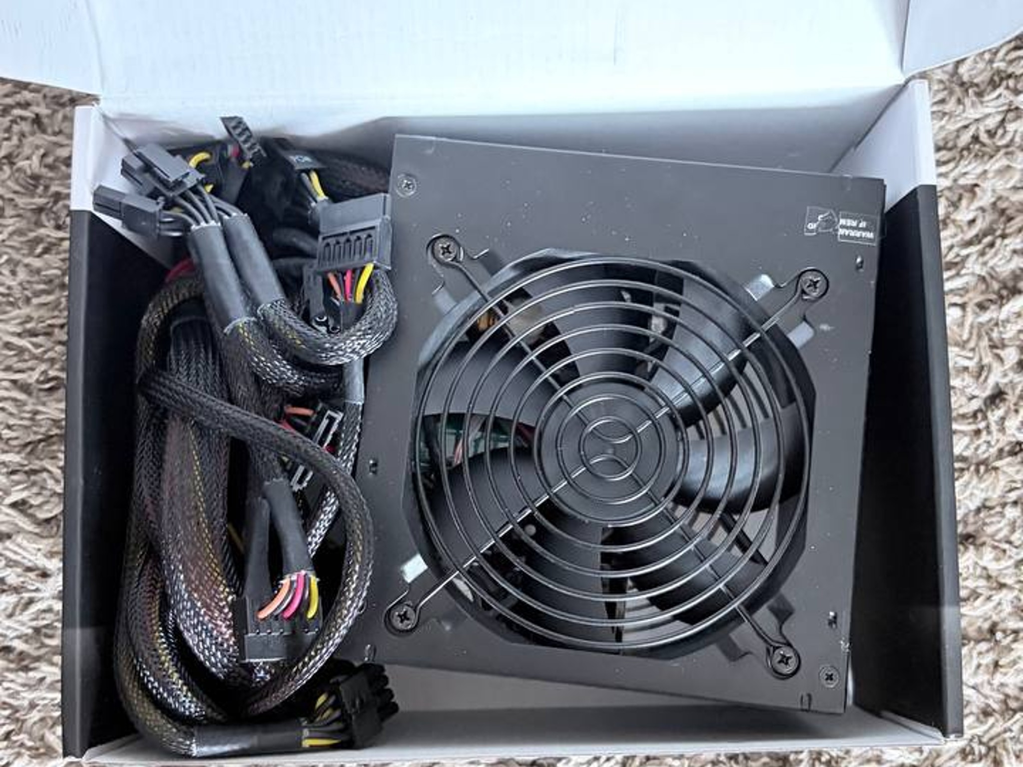 Thermaltake Smart 500W Power Supply — 80 Plus, Braided Cables