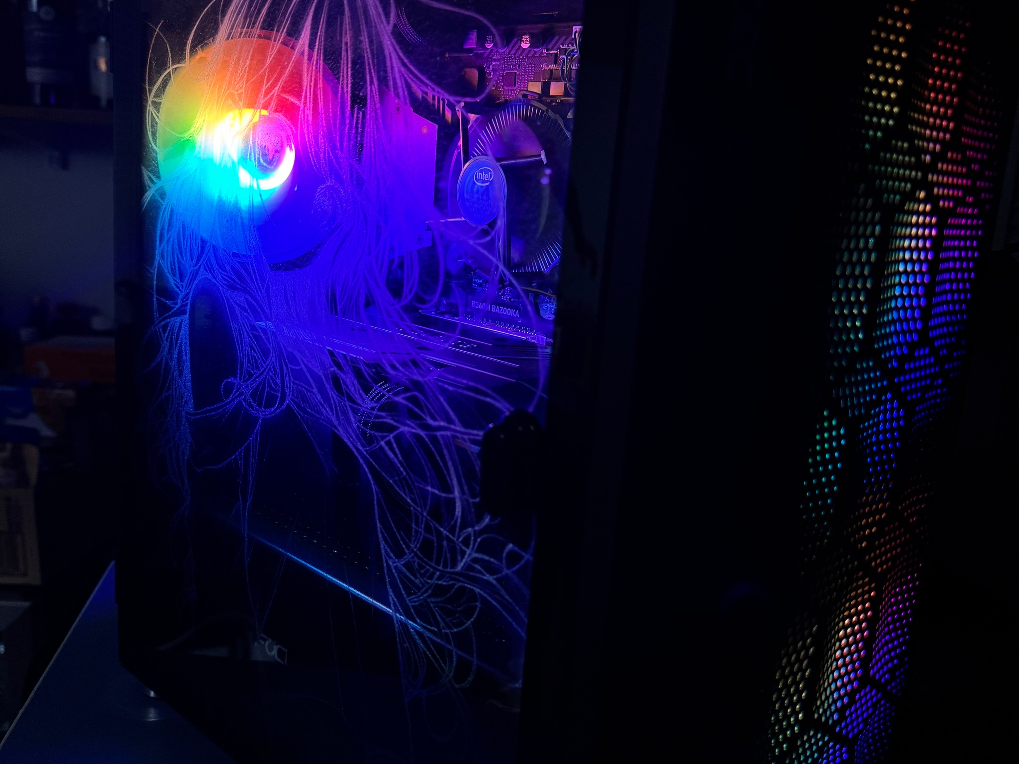 Custom Anime Gaming PC – GTX 1660 Ti | i5-8400 | 16GB RAM | RGB | WiFi Ready