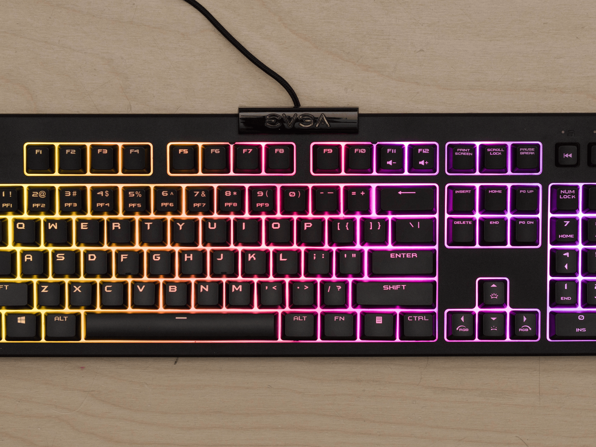 BNIB Evga Z12 RGB gaming keyboard 