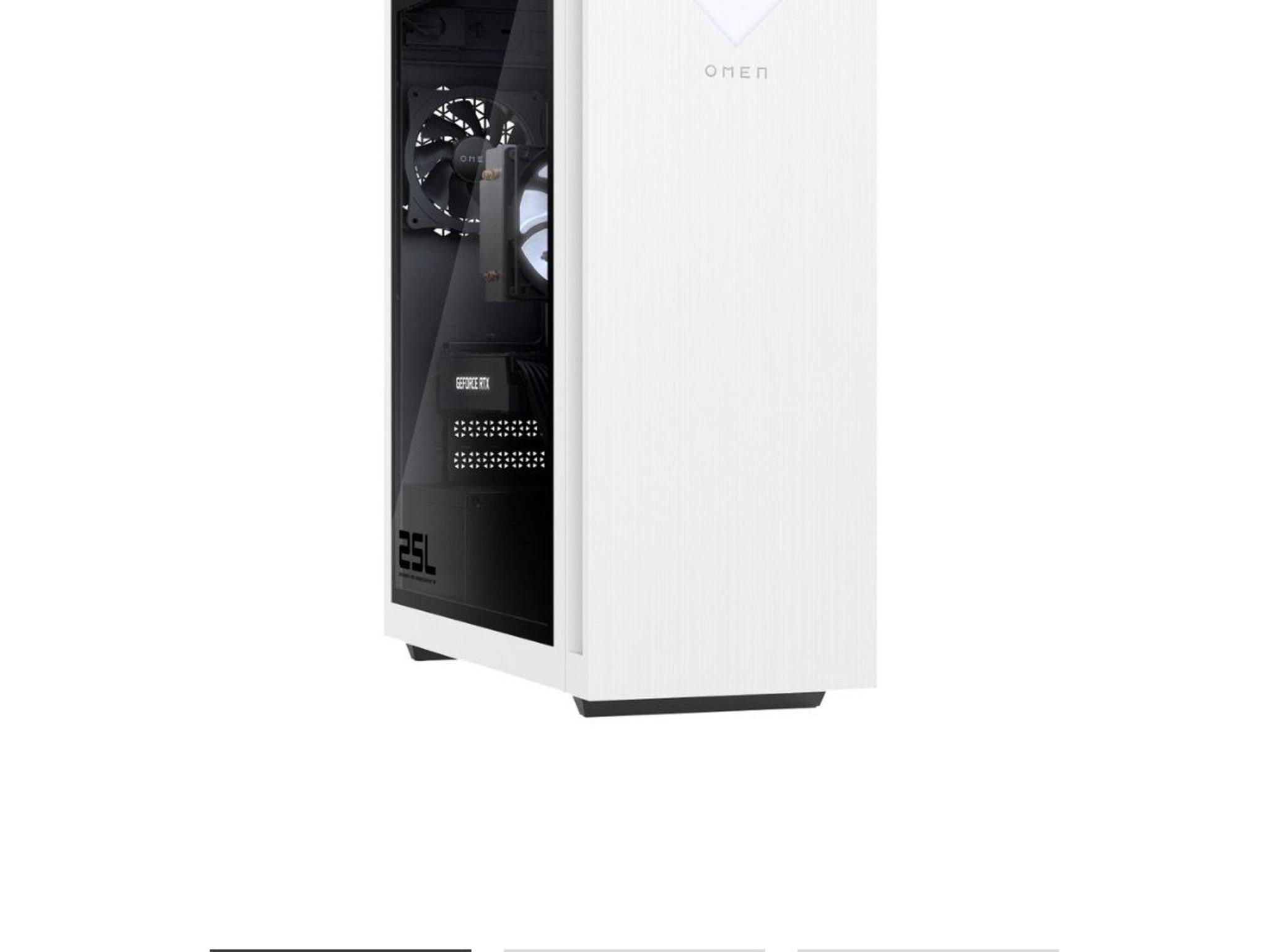 HP Omen 25L Gaming Desktop – Ryzen 5 5600g, GeForce GTX 1660 super 8GB, 24GB RAM, 2TB HHD, 512GB SSD